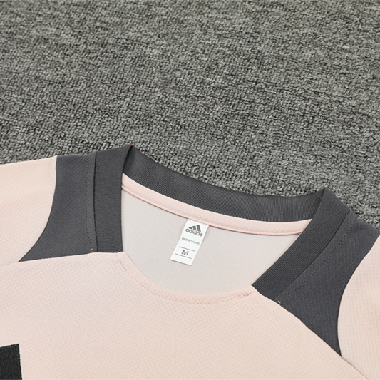 ManixJersey.com | Real Madrid 24-25 Short-Sleeve Training Set - Apricot -Customize Name, Number and Patch | Worldwide Shipping