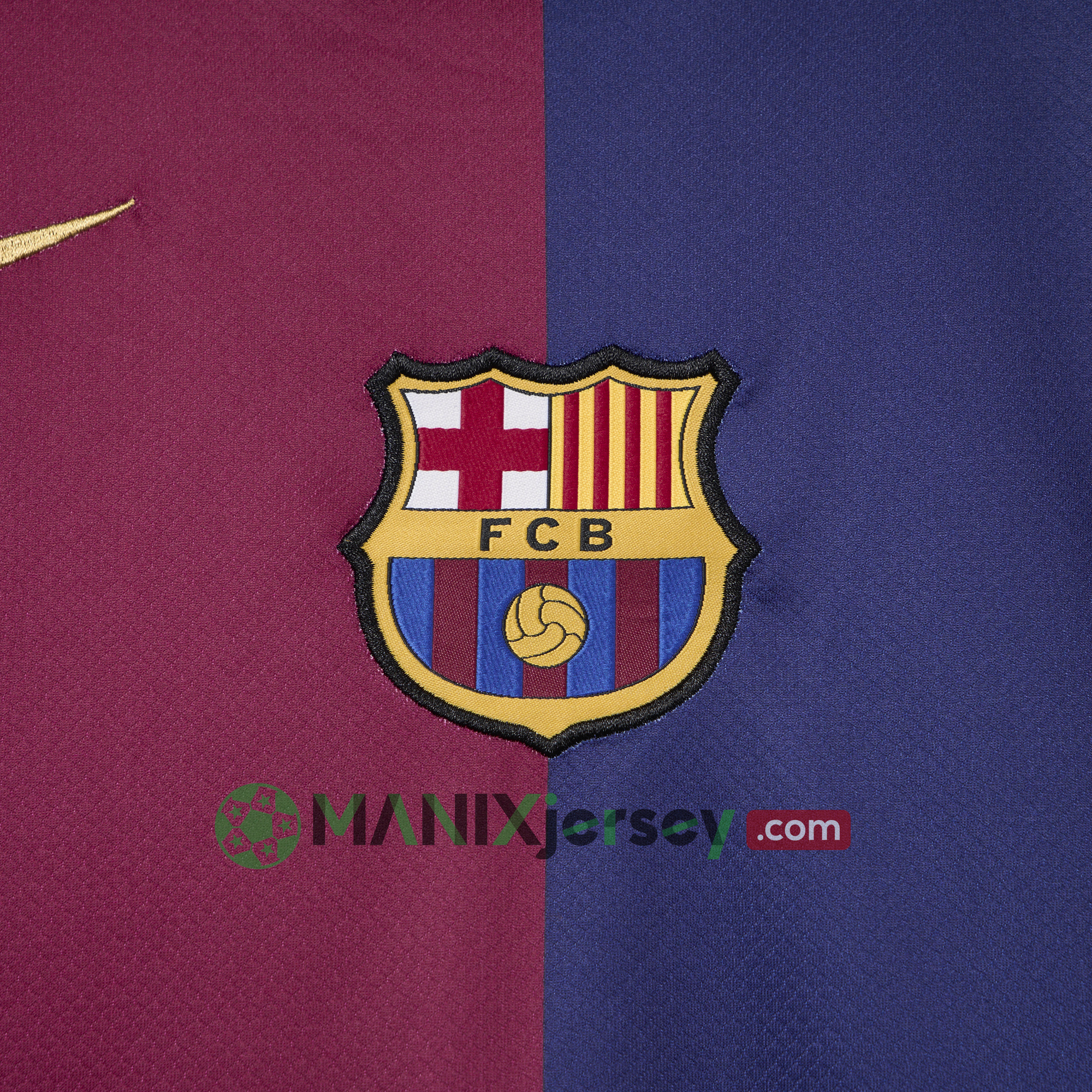 ManixJersey.com | Barcelona X CP 24-25 Home New Co-Branded Jersey - Fans Version -Customize Name, Number and Patch | Worldwide Shipping