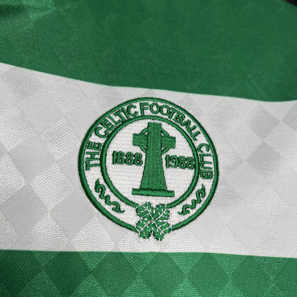ManixJersey.com | Retro Celtic 1987-88 Home Stadium Jersey -Customize Name, Number and Patch | Worldwide Shipping