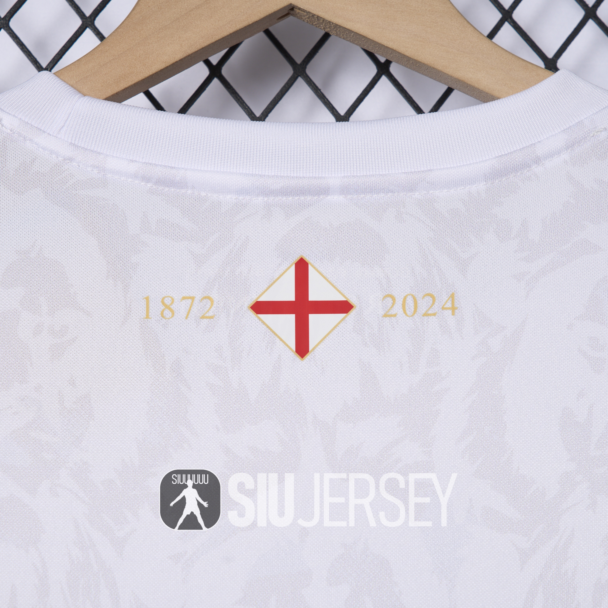 SIUjerseys-England 2024-25 COMMA White Special Edition Jersey - Fans Version