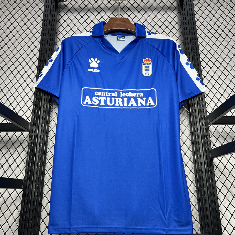 SIUjerseys-Retro Real Oviedo Vetusta 1990-91 Home Stadium Jersey