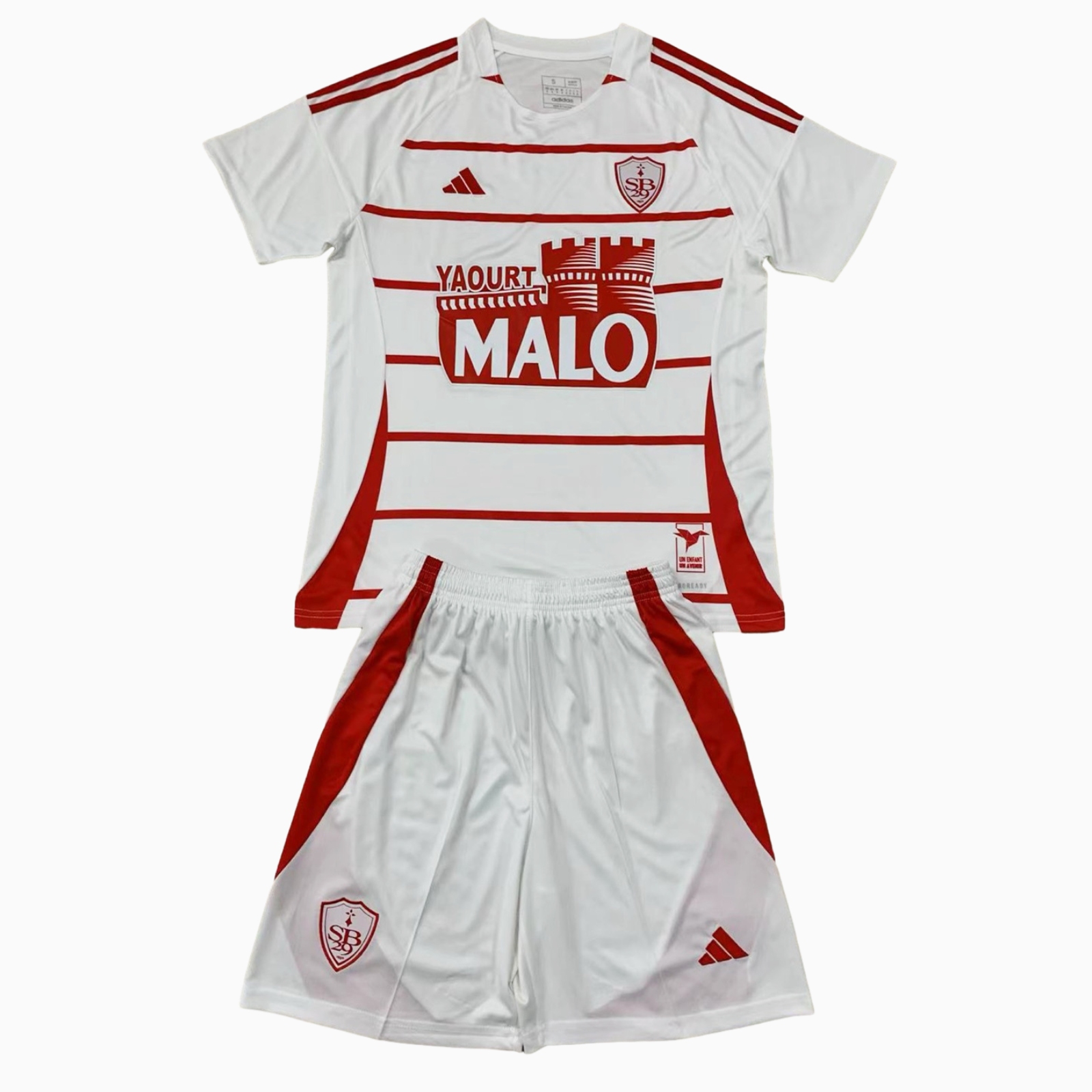 ManixJersey.com | Stade Brestois 24-25 Away Kids Kit -Customize Name, Number and Patch | Worldwide Shipping