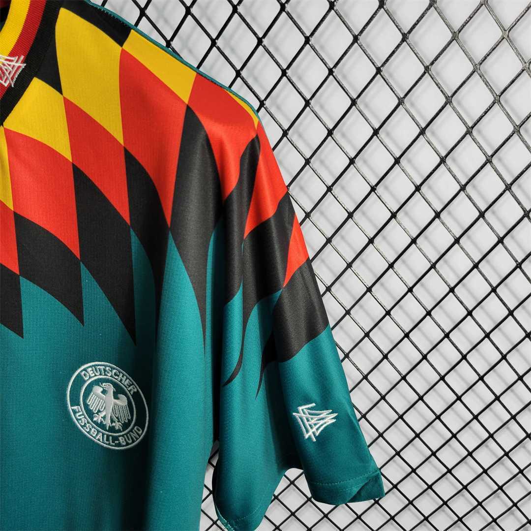 ManixJersey.com | Retro Germany 1994 Away Stadium Jersey -Customize Name, Number and Patch | Worldwide Shipping