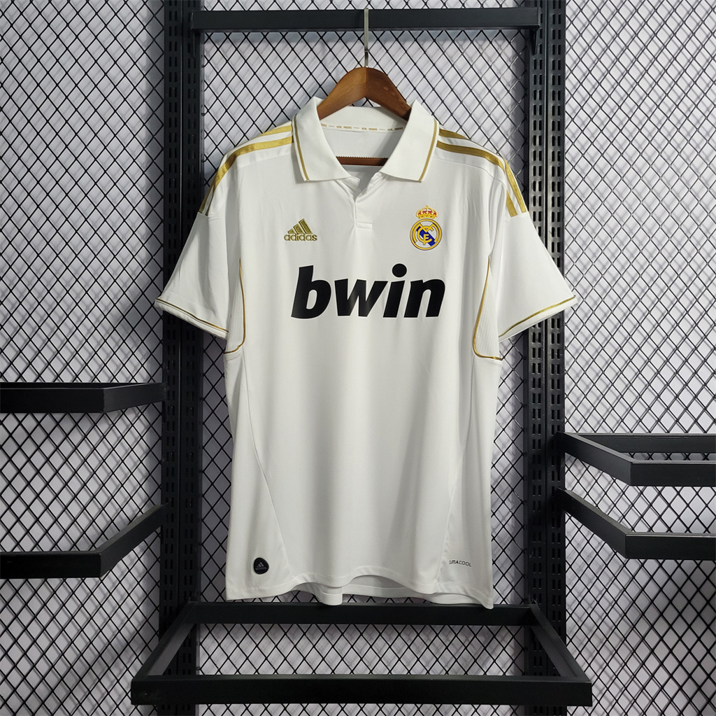 JerseysGala.com | Real Madrid Retro 11-12 Home Stadium Jersey -Customize Name, Number and Patch | Worldwide Shipping