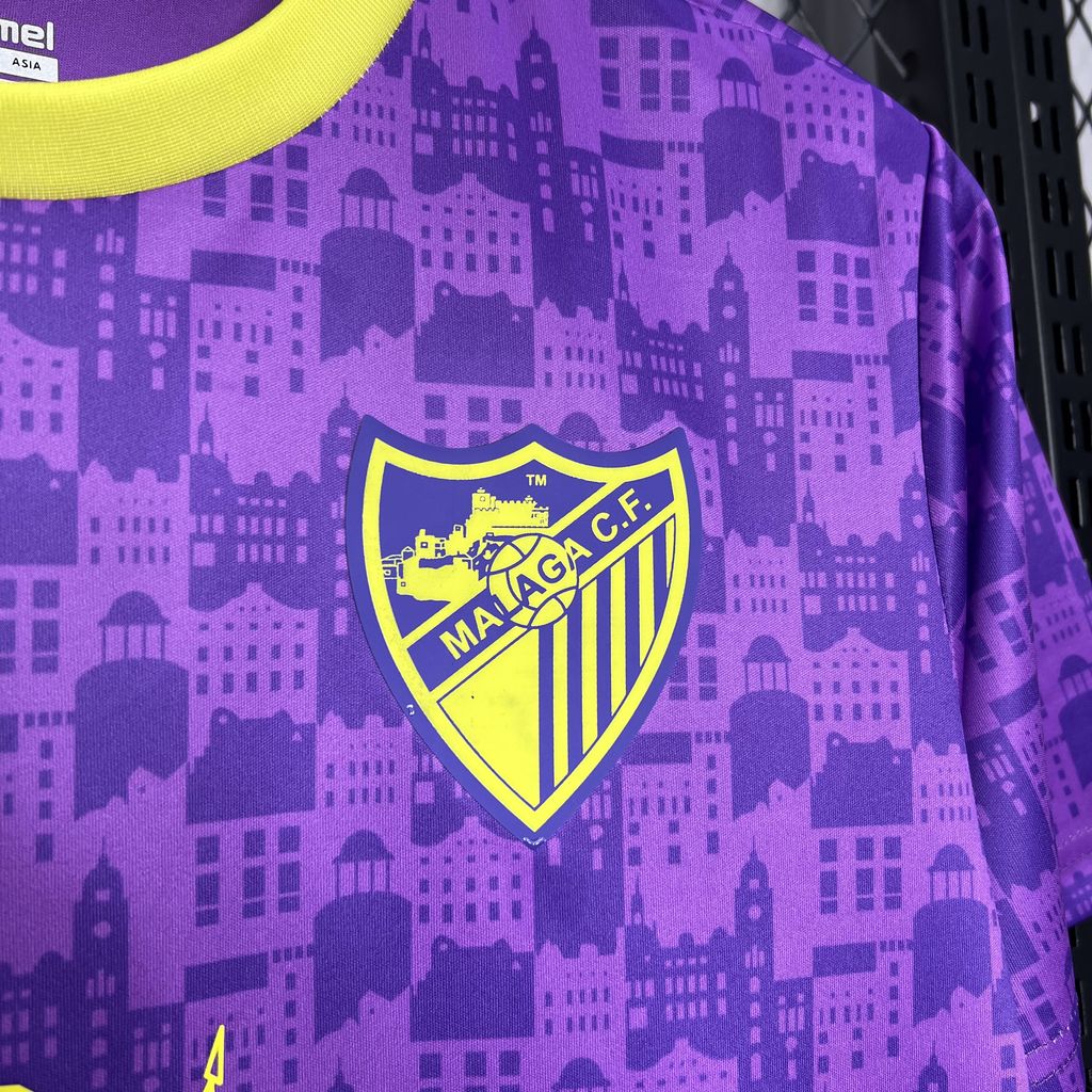 unitedfutballjersey-Malaga 24-25 Purple Pre-Match Jersey - Fans Version