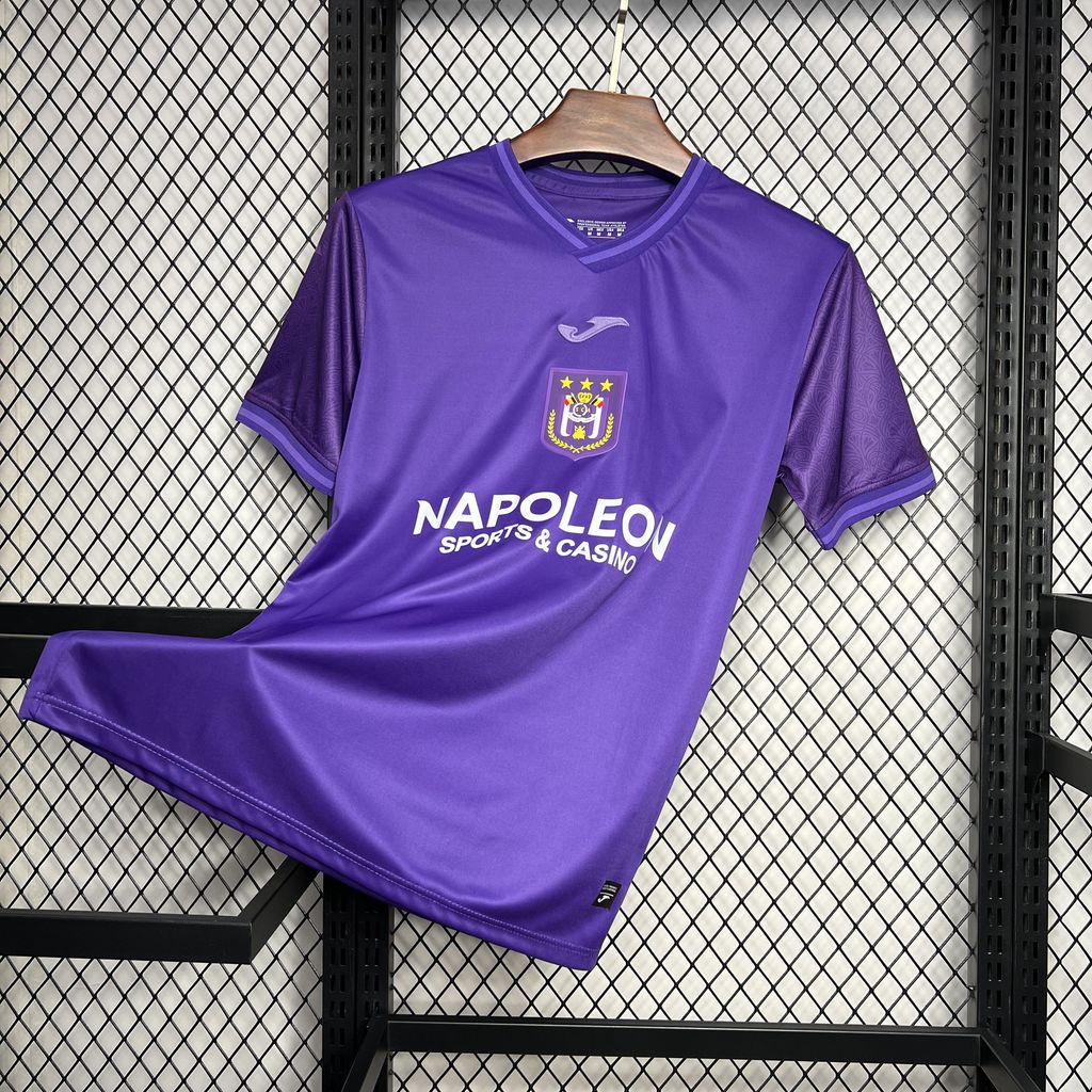 SIUjerseys-R.S.C. Anderlecht 24-25 Home Stadium Jersey - Fans Version