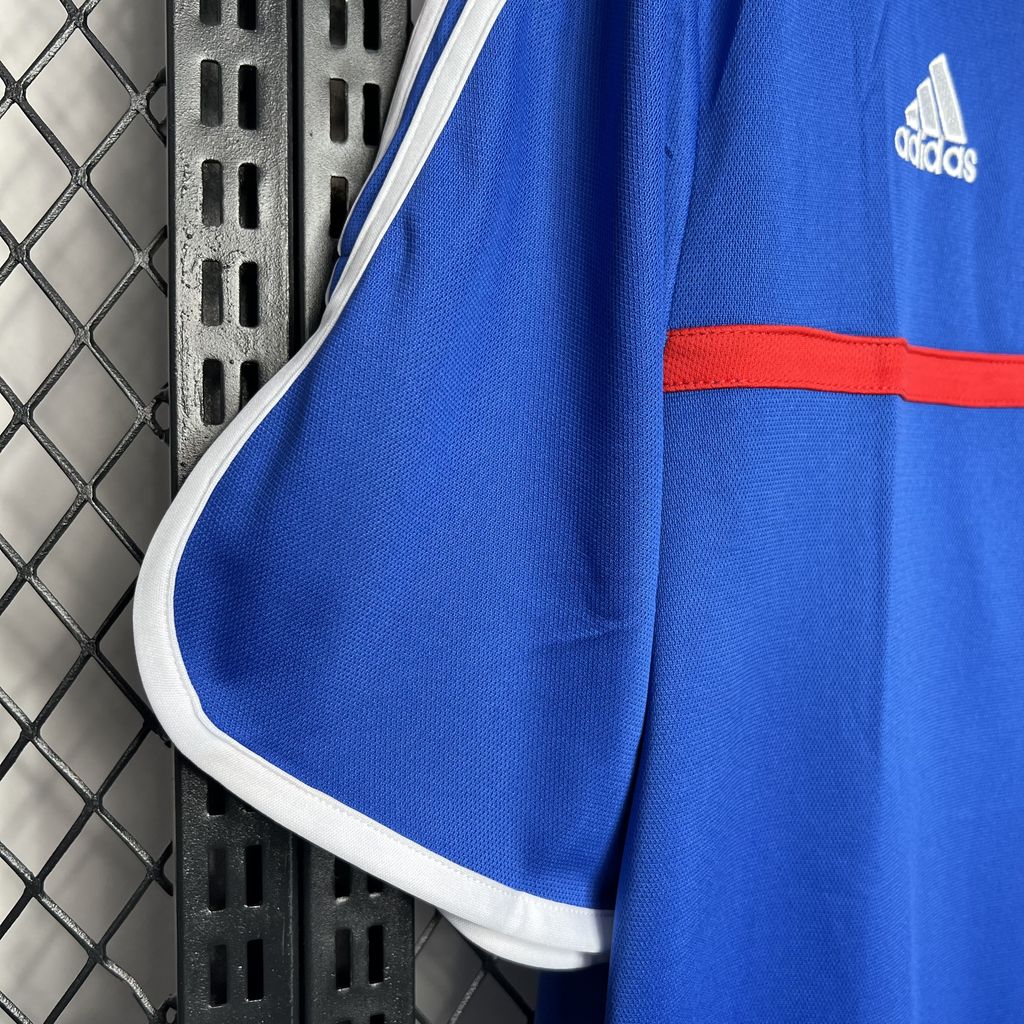 ManixJersey.com | Retro France 2000 Home Stadium Jersey -Customize Name, Number and Patch | Worldwide Shipping