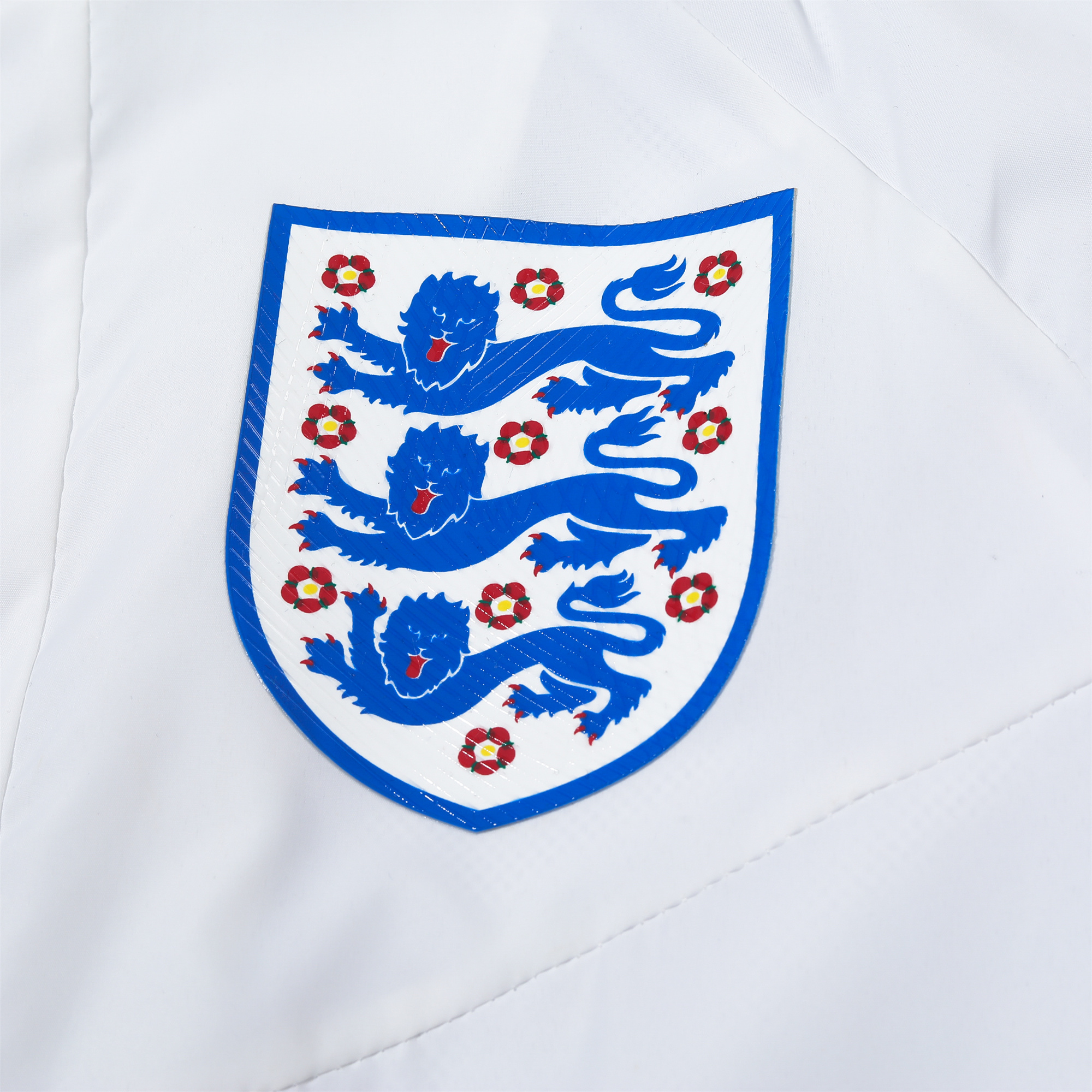ManixJersey.com | England 2024 National Team Anthem White Hooded Windbreaker - Player Version -Customize Name, Number and Patch | Worldwide Shipping