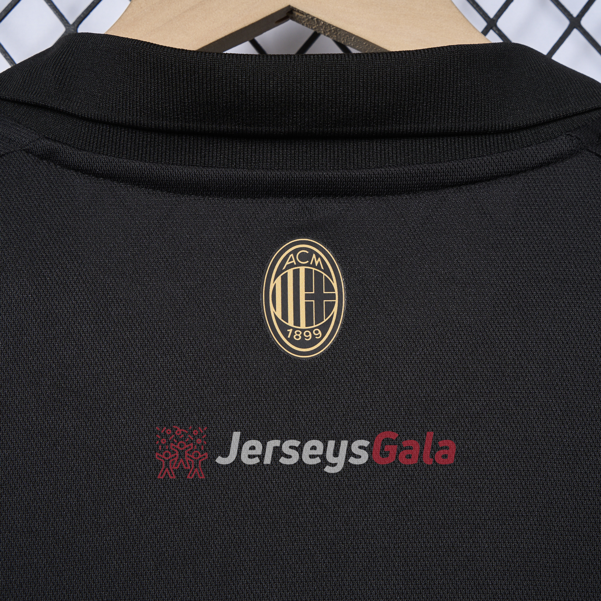 JerseysGala.com | AC Milan 24-25 125th Anniversary Long Sleeves Black GK Jersey - Fans Version -Customize Name, Number and Patch | Worldwide Shipping