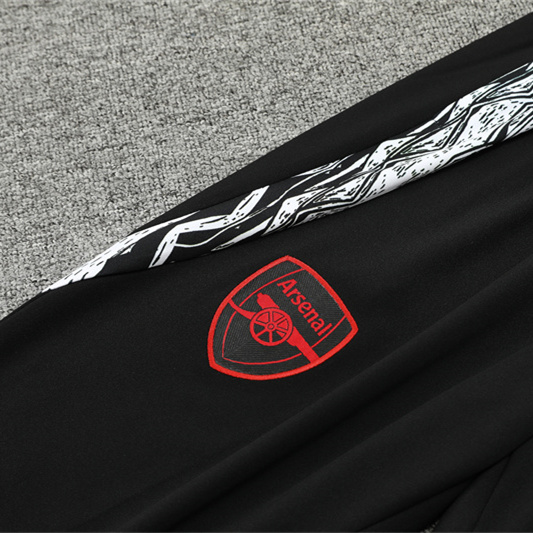 JerseysGala.com | Arsenal 24-25 Long Sleeve Training Set - Black -Customize Name, Number and Patch | Worldwide Shipping