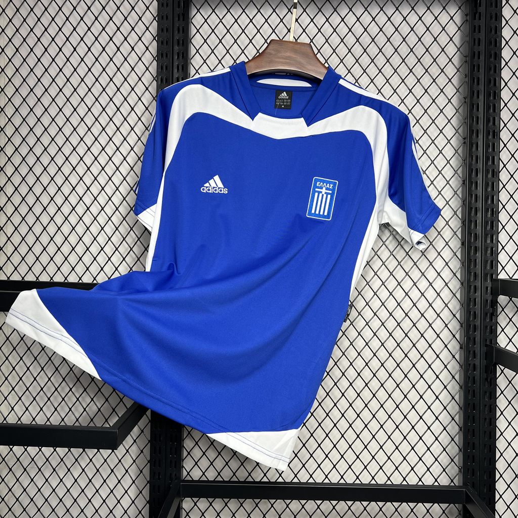 ManixJersey.com | Retro Greece 2004 Home Stadium Jersey -Customize Name, Number and Patch | Worldwide Shipping