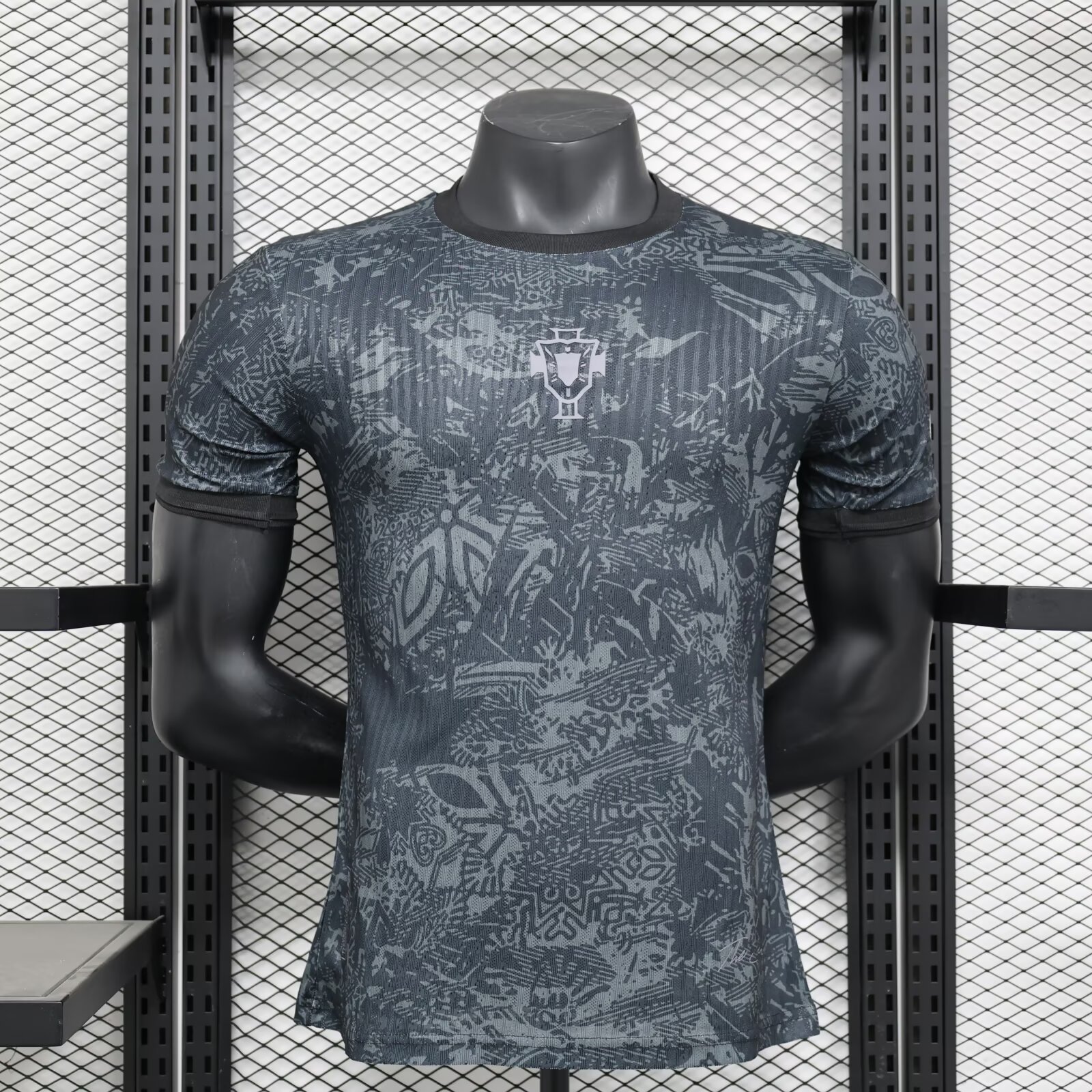 SIUjerseys-Portugal 2024-25 COMMA C.Ronaldo Black Special Edition Jersey - Player Version