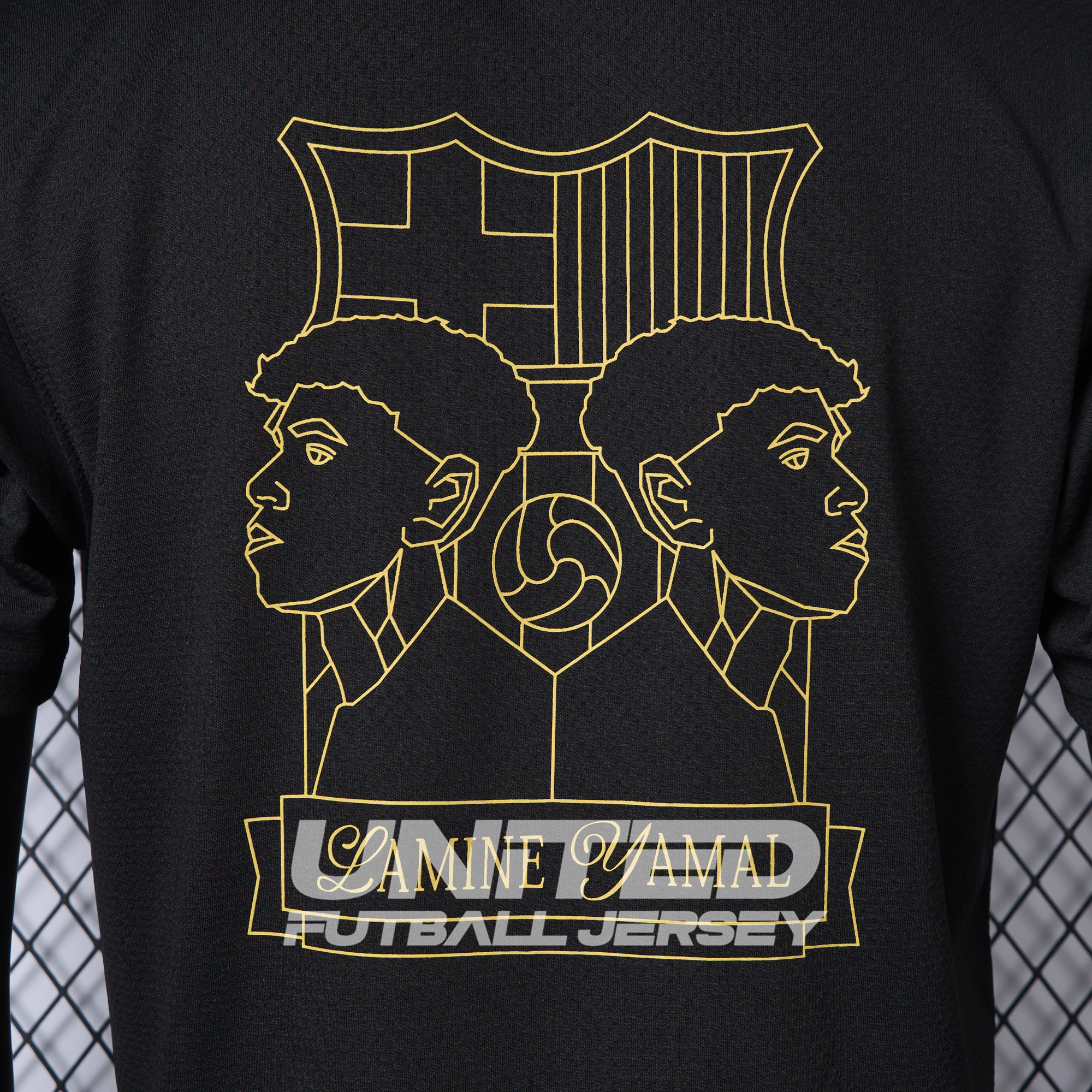 foot-Barcelona 24-25 Yamal Anniversary Black Jersey - Player Version