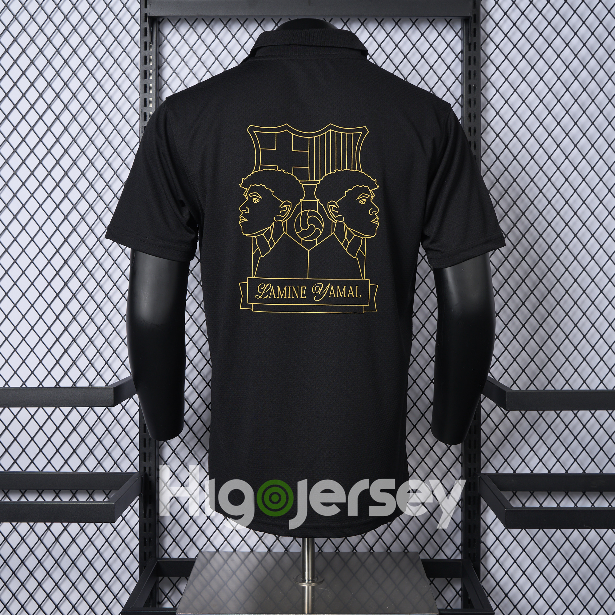 Higojerseys-Barcelona 24-25 Yamal Anniversary Black Jersey - Player Version