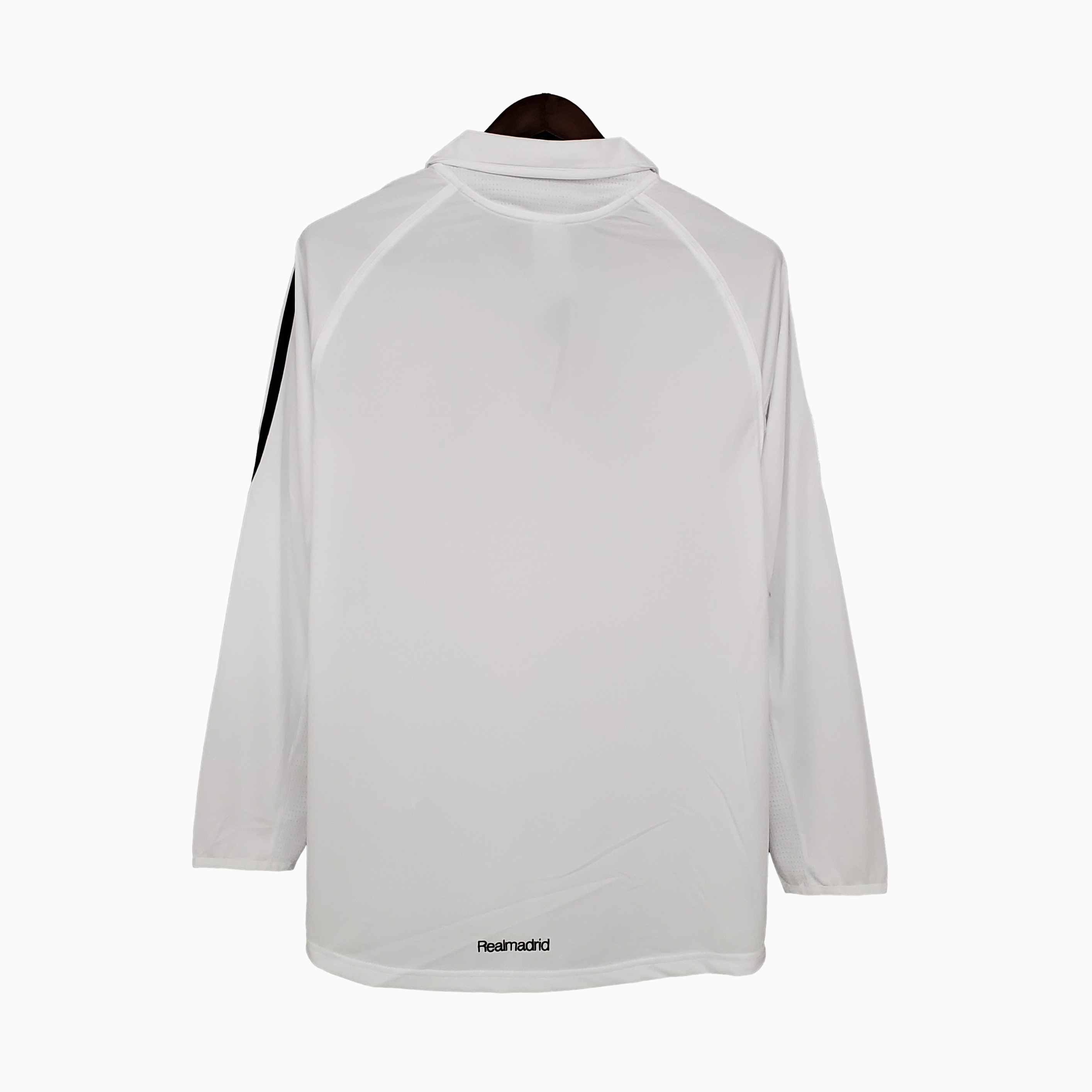JerseysGala.com | Retro Real Madrid 05-06 Home Stadium Long Sleeve Jersey -Customize Name, Number and Patch | Worldwide Shipping