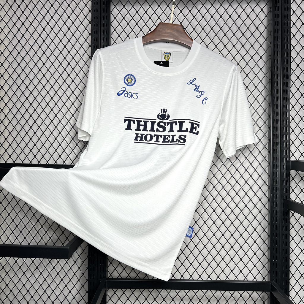 ManixJersey.com | Retro Leeds United 1995-96 Home Jersey -Customize Name, Number and Patch | Worldwide Shipping