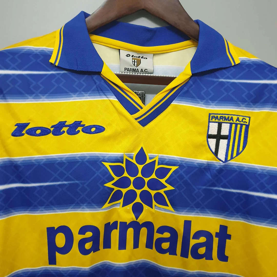 ManixJersey.com | Retro Parma 1998-99 Home Jersey -Customize Name, Number and Patch | Worldwide Shipping