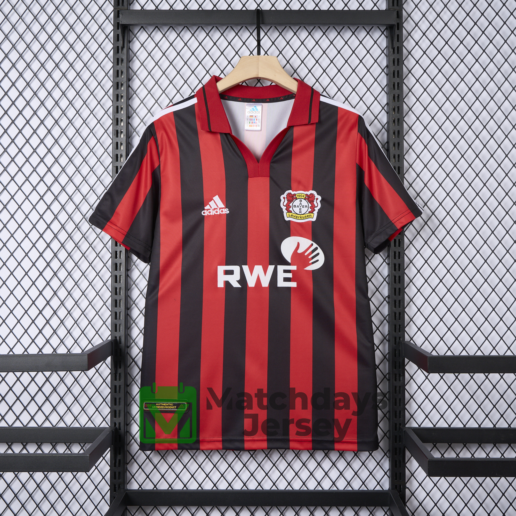 Funinjersey-Retro Bayer 04 Leverkusen 2001-02 Home Jersey