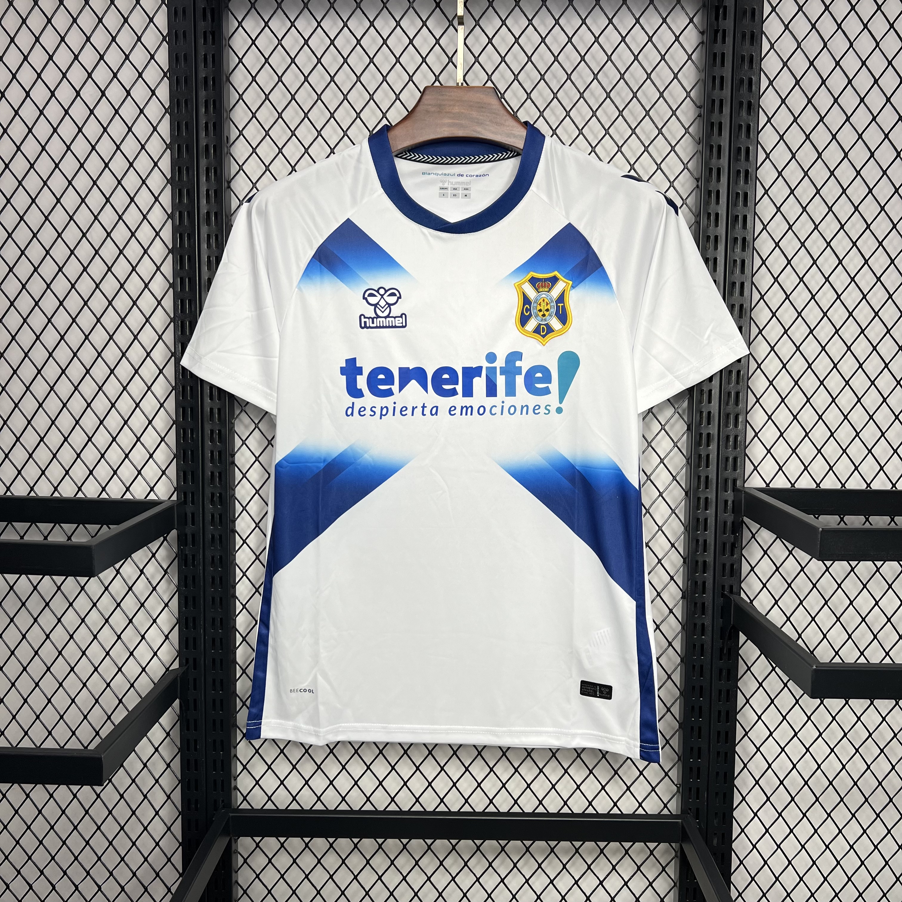 unitedfutballjersey-Tenerife 24-25 Home Stadium Jersey - Fans Version