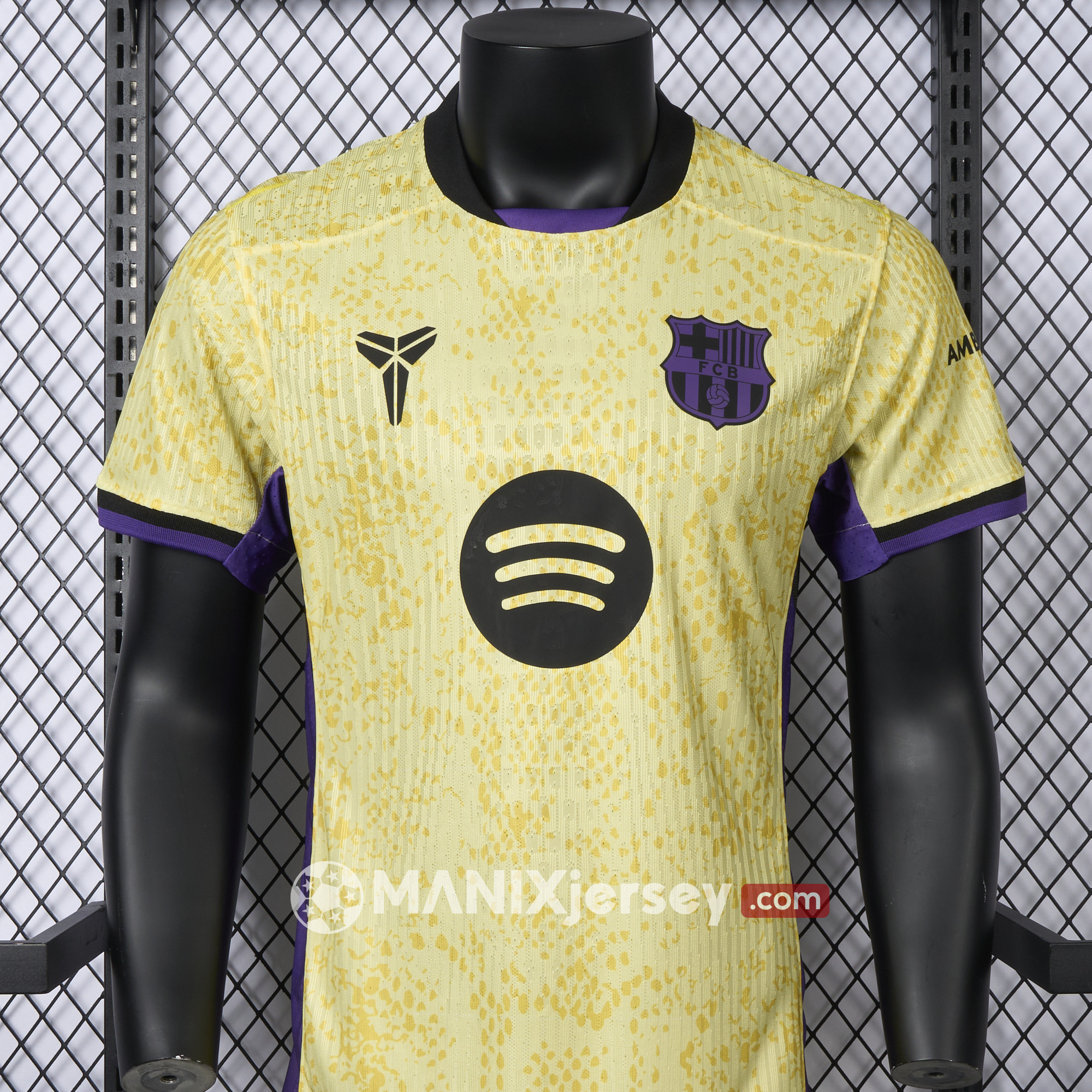 ManixJersey.com | Barcelona 24-25 KOBE Co-branded Jersey - Player Version -Customize Name, Number and Patch | Worldwide Shipping