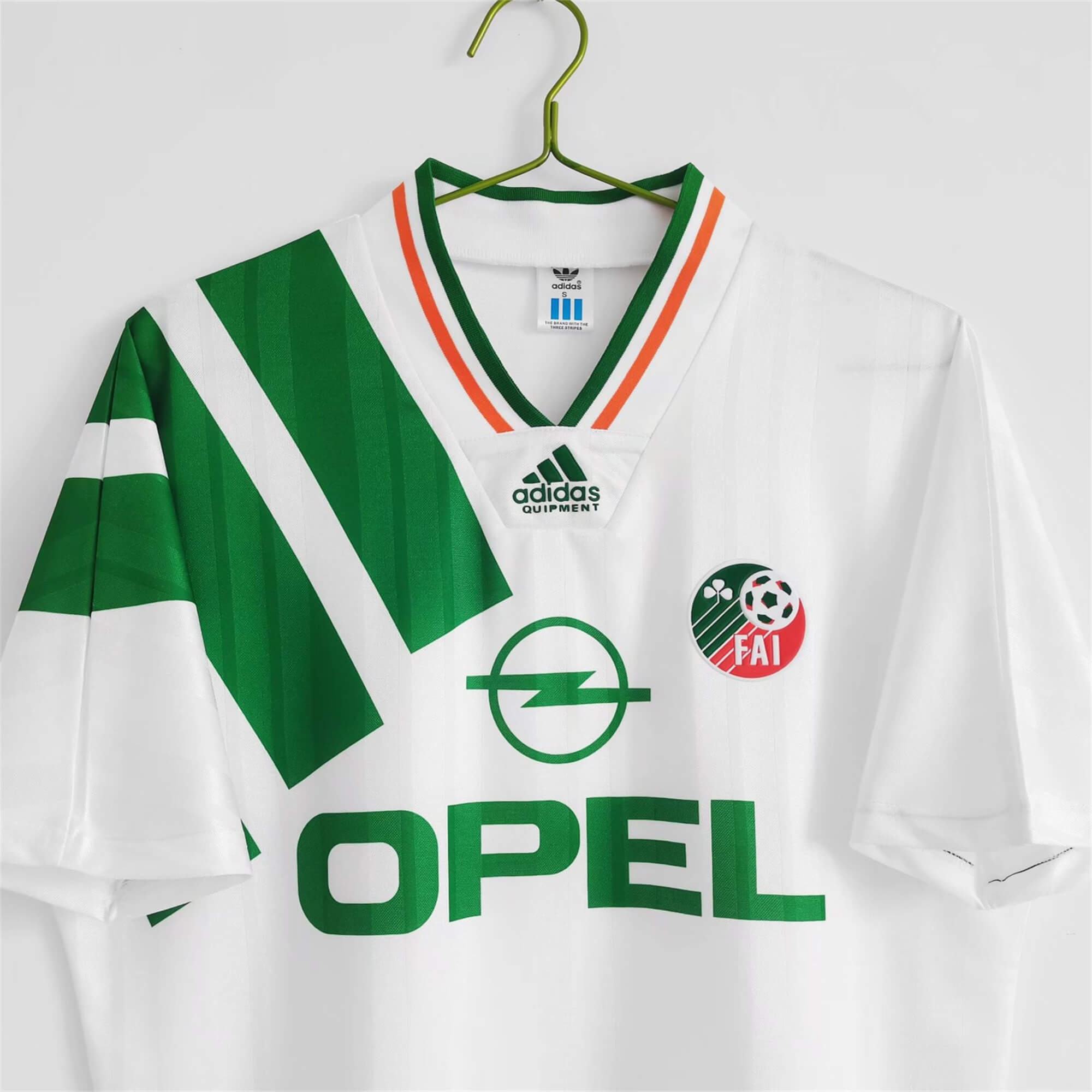 ManixJersey.com | Retro Ireland 1992 Away Jersey -Customize Name, Number and Patch | Worldwide Shipping
