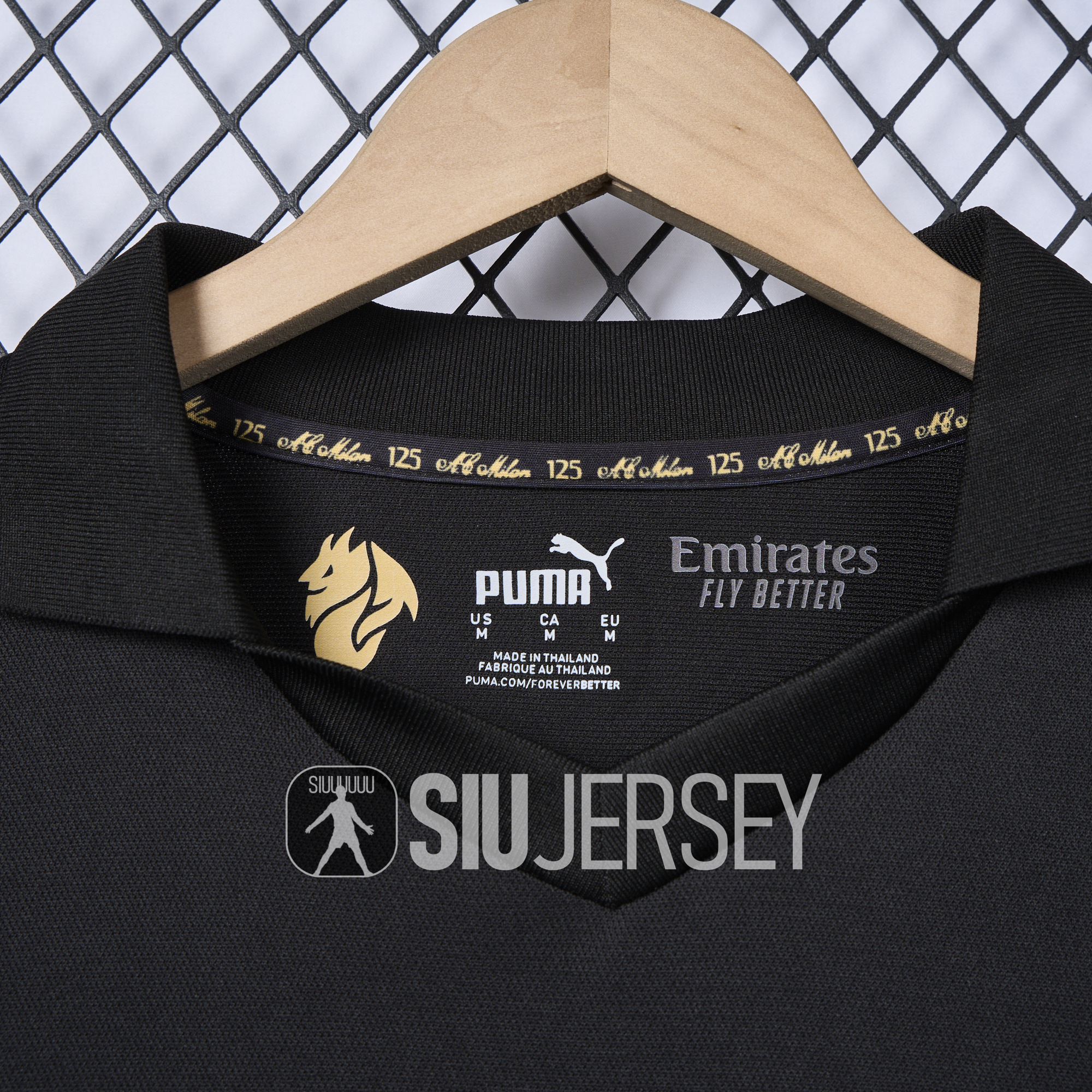 SIUjerseys-AC Milan 24-25 125th Anniversary Long Sleeves Black GK Jersey - Fans Version