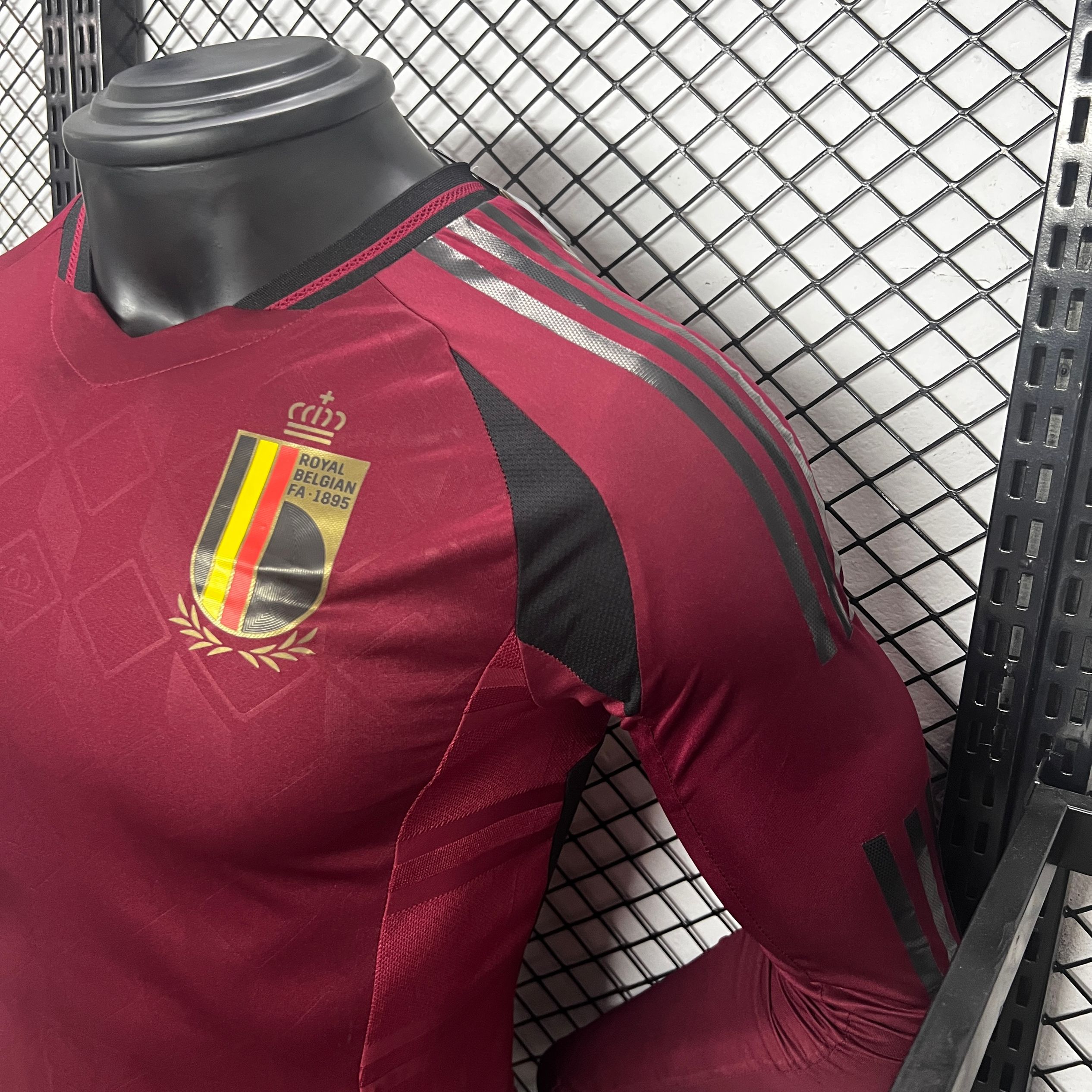 ManixJersey.com | Belgium 2024 Home Stadium Long Sleeve Jersey - Player Version -Customize Name, Number and Patch | Worldwide Shipping