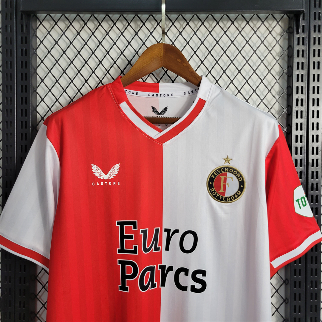 SIUjerseys-Feyenoord 23-24 Home Stadium Jersey - Fans Version