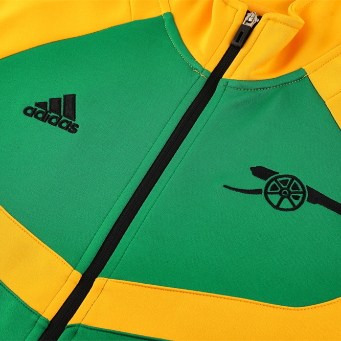 ManixJersey.com | Arsenal 24-25 Jacket Training Tracksuit - Green Top and Black Pants -Customize Name, Number and Patch | Worldwide Shipping
