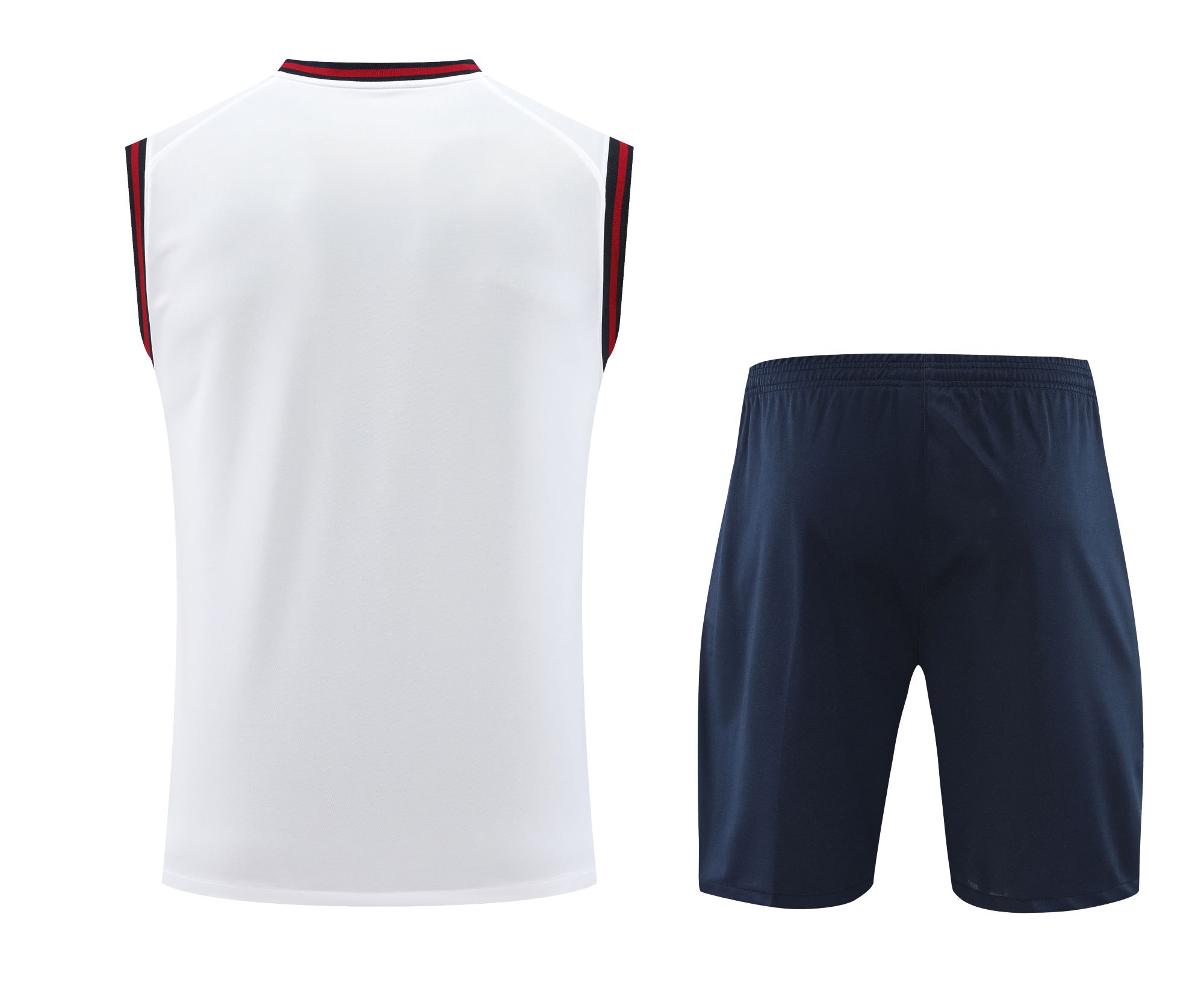 ManixJersey.com | Barcelona 24-25 Training Vest Suit - White with Pattern -Customize Name, Number and Patch | Worldwide Shipping