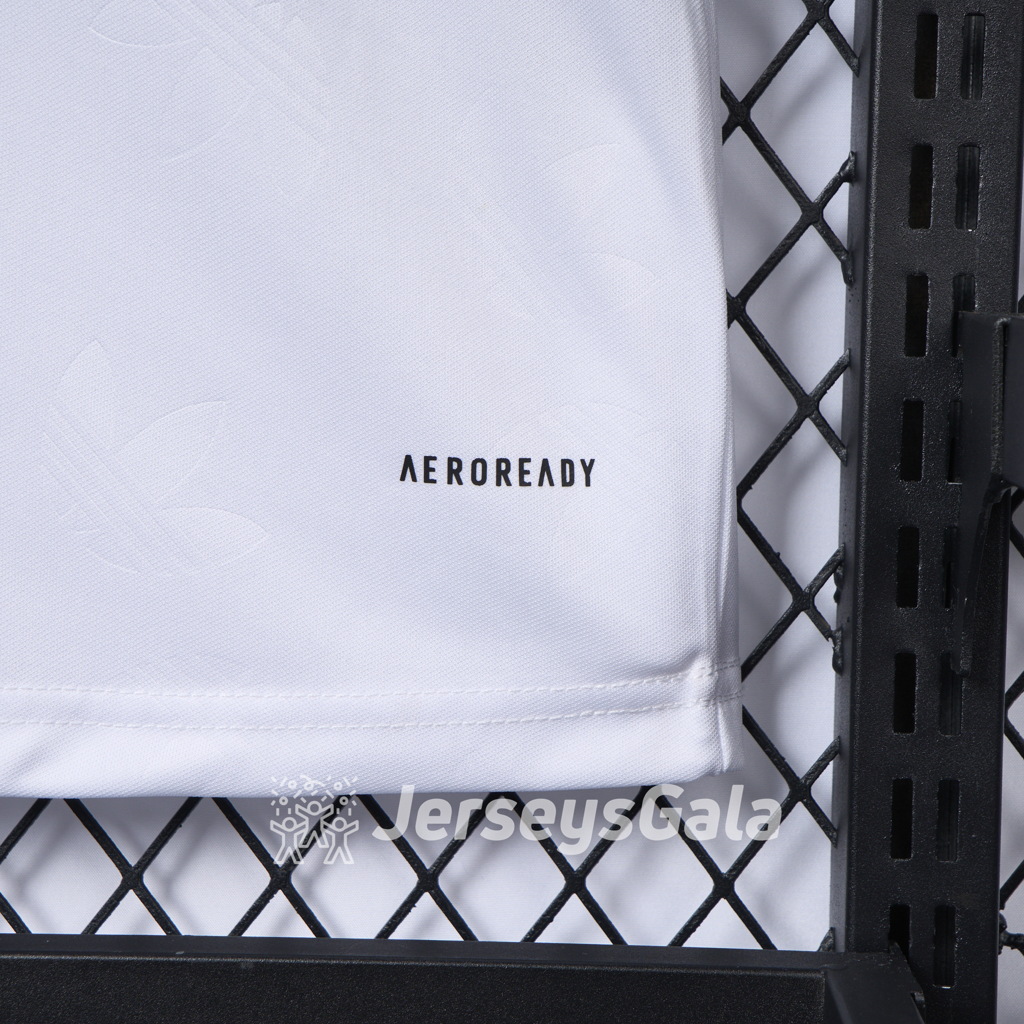 JerseysGala.com | Real Madrid 24-25 Trefoil White Jersey - Fans Version -Customize Name, Number and Patch | Worldwide Shipping