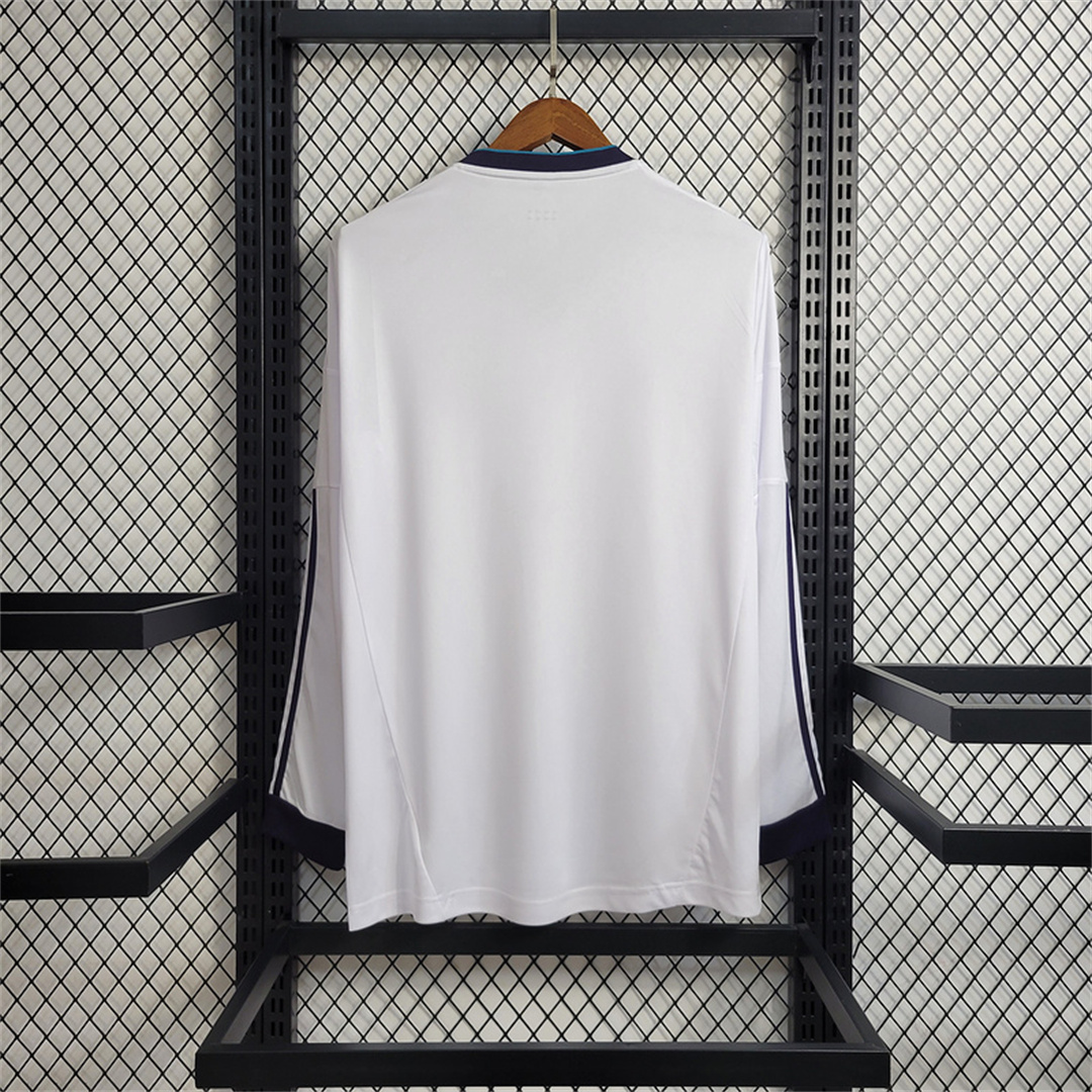 JerseysGala.com | Real Madrid Retro 12-13 Home Long Sleeve Jersey -Customize Name, Number and Patch | Worldwide Shipping
