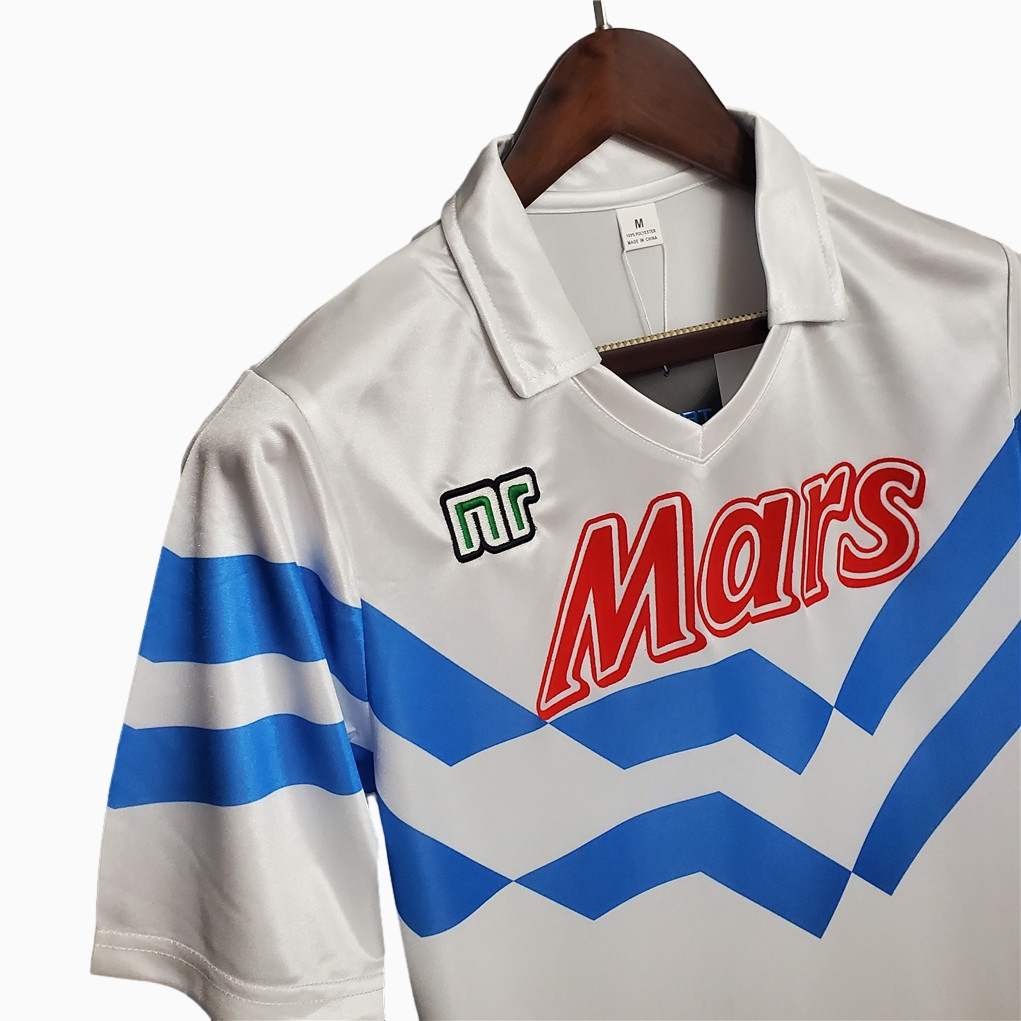 ManixJersey.com | Retro Napoli 1988-89 Away Stadium Jersey -Customize Name, Number and Patch | Worldwide Shipping
