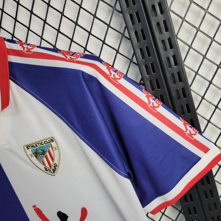 ManixJersey.com | Retro Athletic Bilbao 1997-98 Away Jersey -Customize Name, Number and Patch | Worldwide Shipping