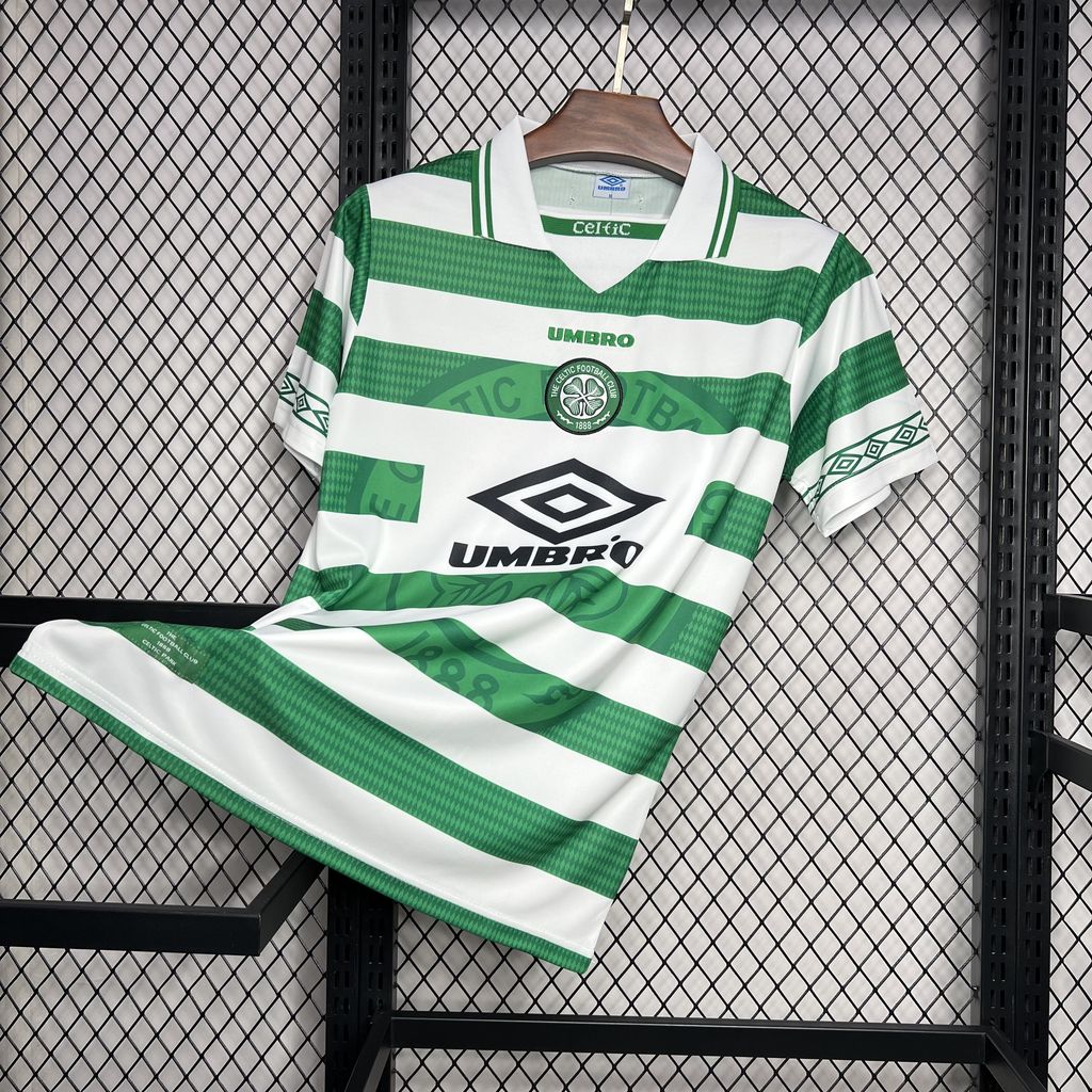 Funinjersey-Retro Celtic 1998-99 Home Stadium Jersey