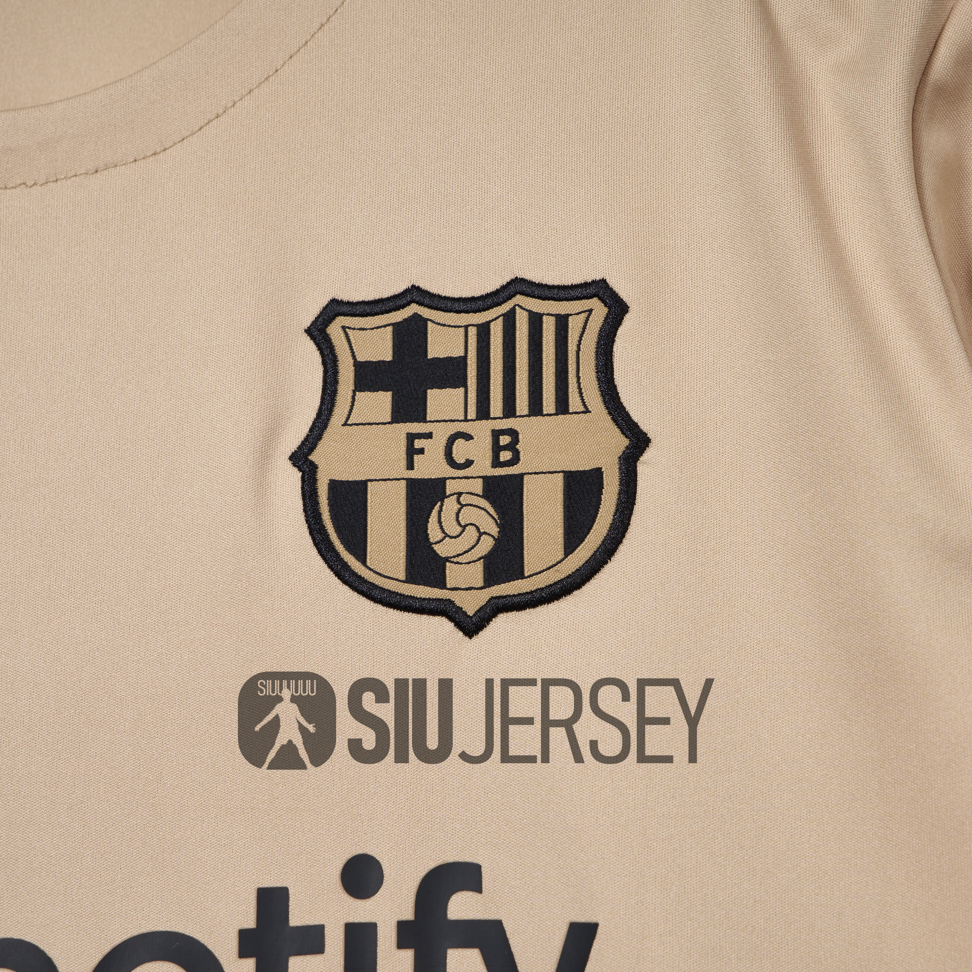 UltraTrikot-Barcelona 24-25 Frick Same Style Coach Training Shirt - Gold