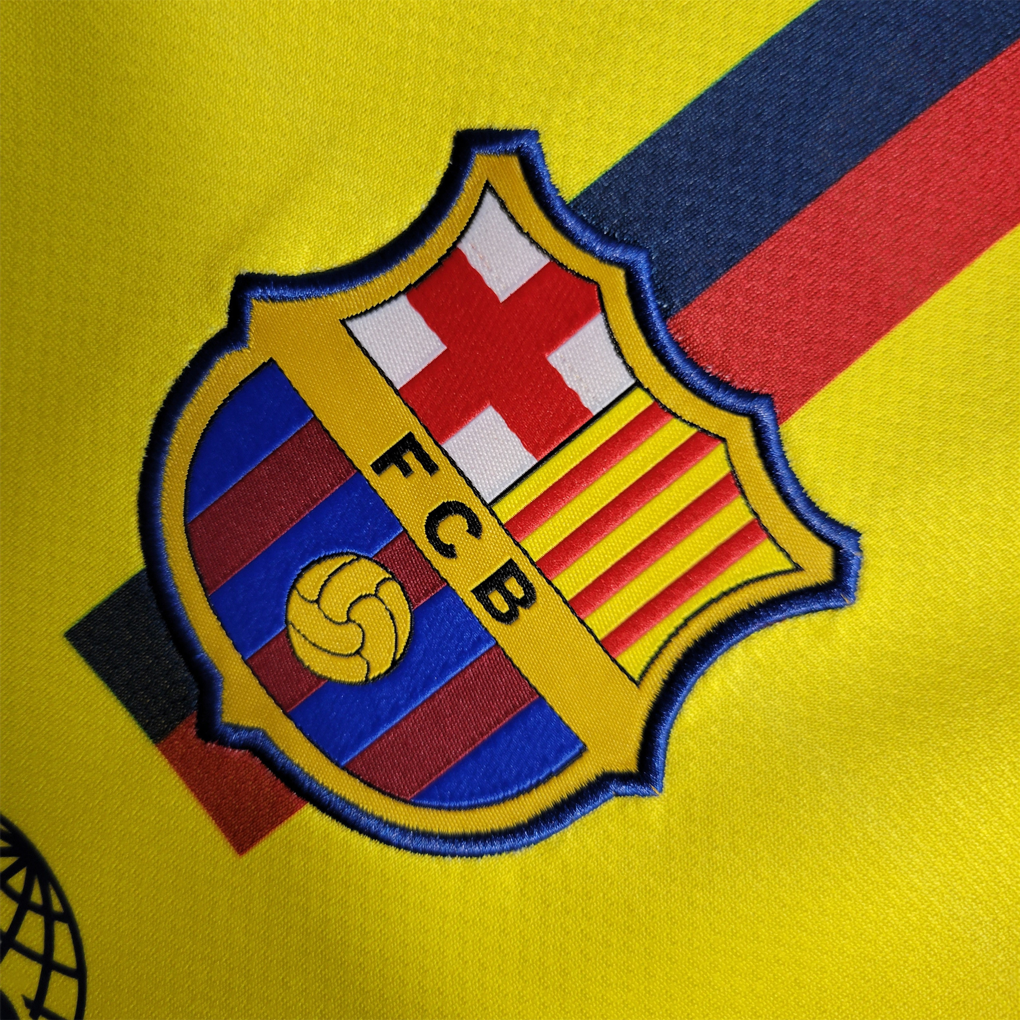 foot-Retro Barcelona 08-09 Away Stadium Long Sleeve Jersey