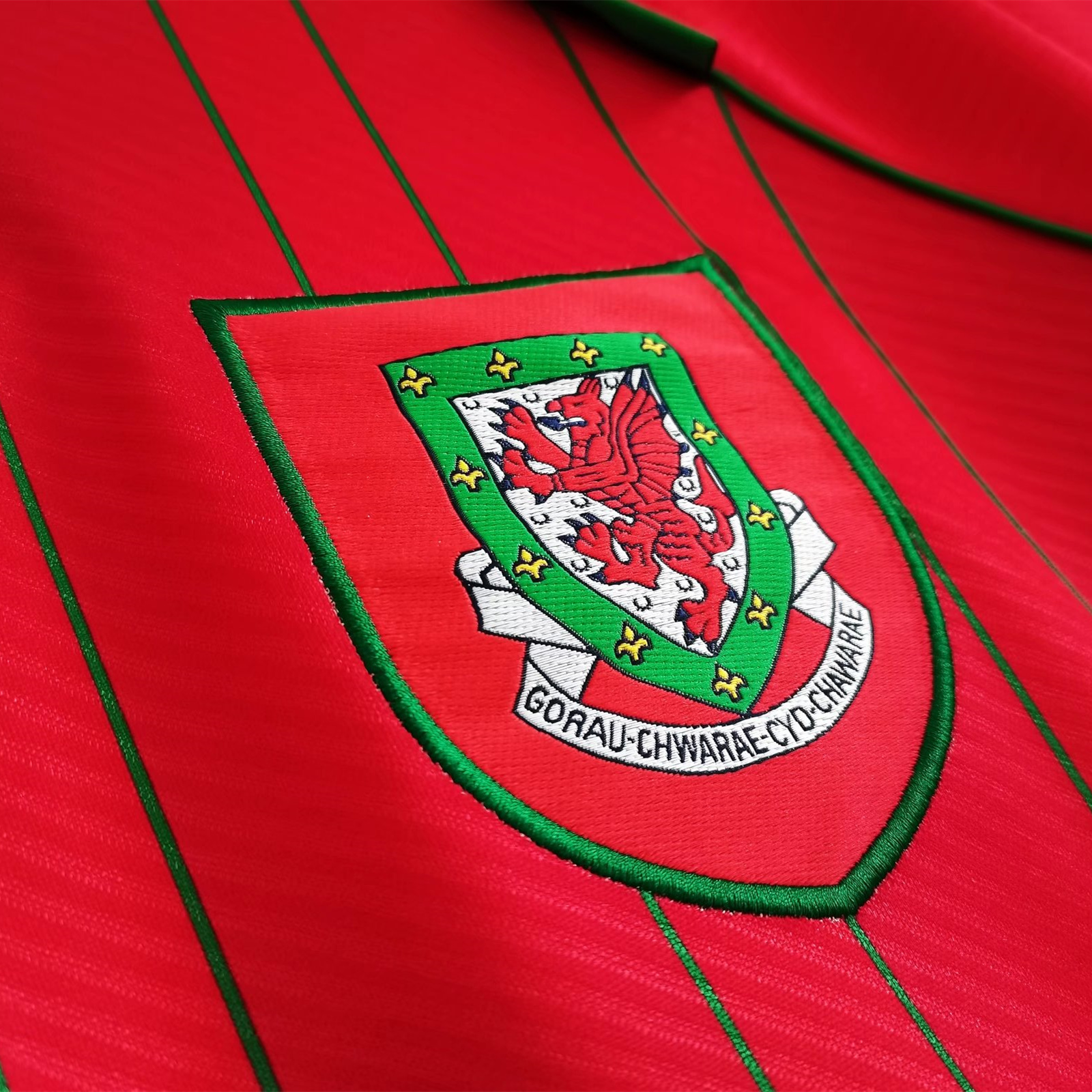 SIUjerseys-Retro Wales 1994 Home Stadium Jersey