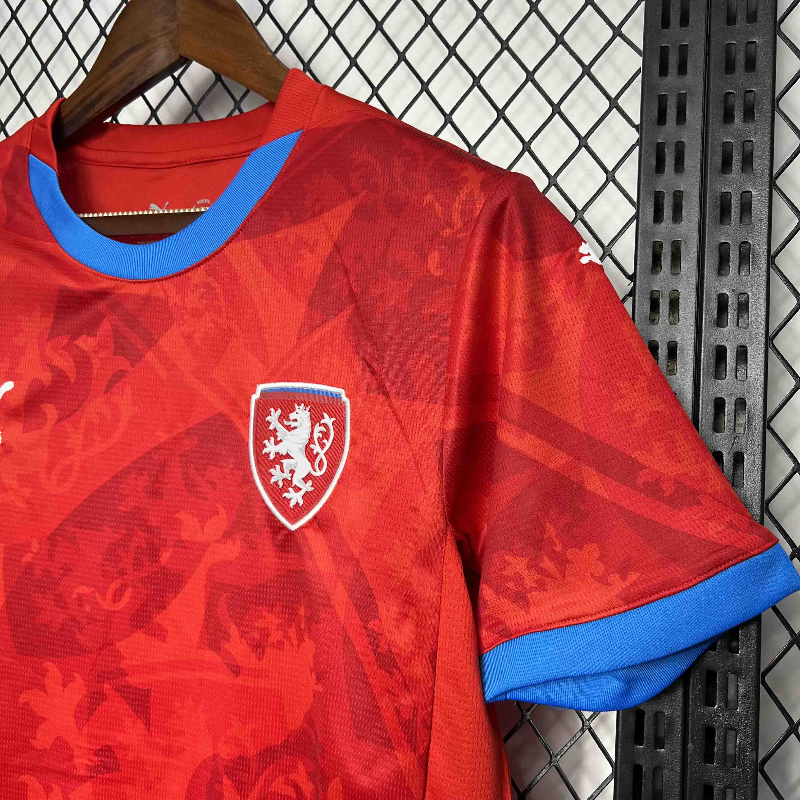 ManixJersey.com | Czech Republic 2024 Home Stadium Jersey - Fans Version -Customize Name, Number and Patch | Worldwide Shipping