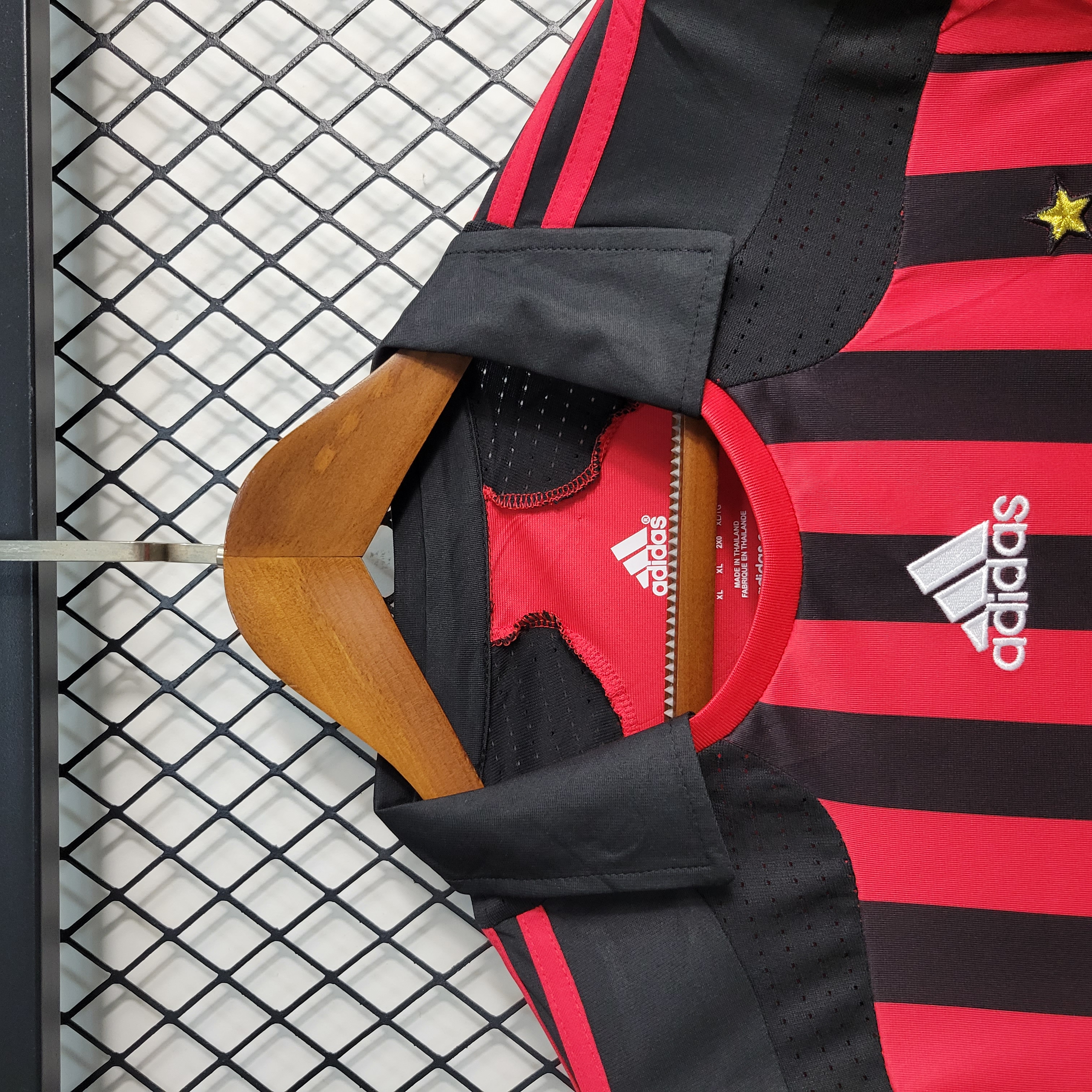 JerseysGala.com | Retro AC Milan 2007-08 Home Stadium Jersey -Customize Name, Number and Patch | Worldwide Shipping