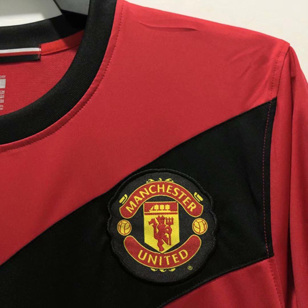 ManixJersey.com | Retro Manchester United 09-10 Home Long Sleeve Jersey -Customize Name, Number and Patch | Worldwide Shipping