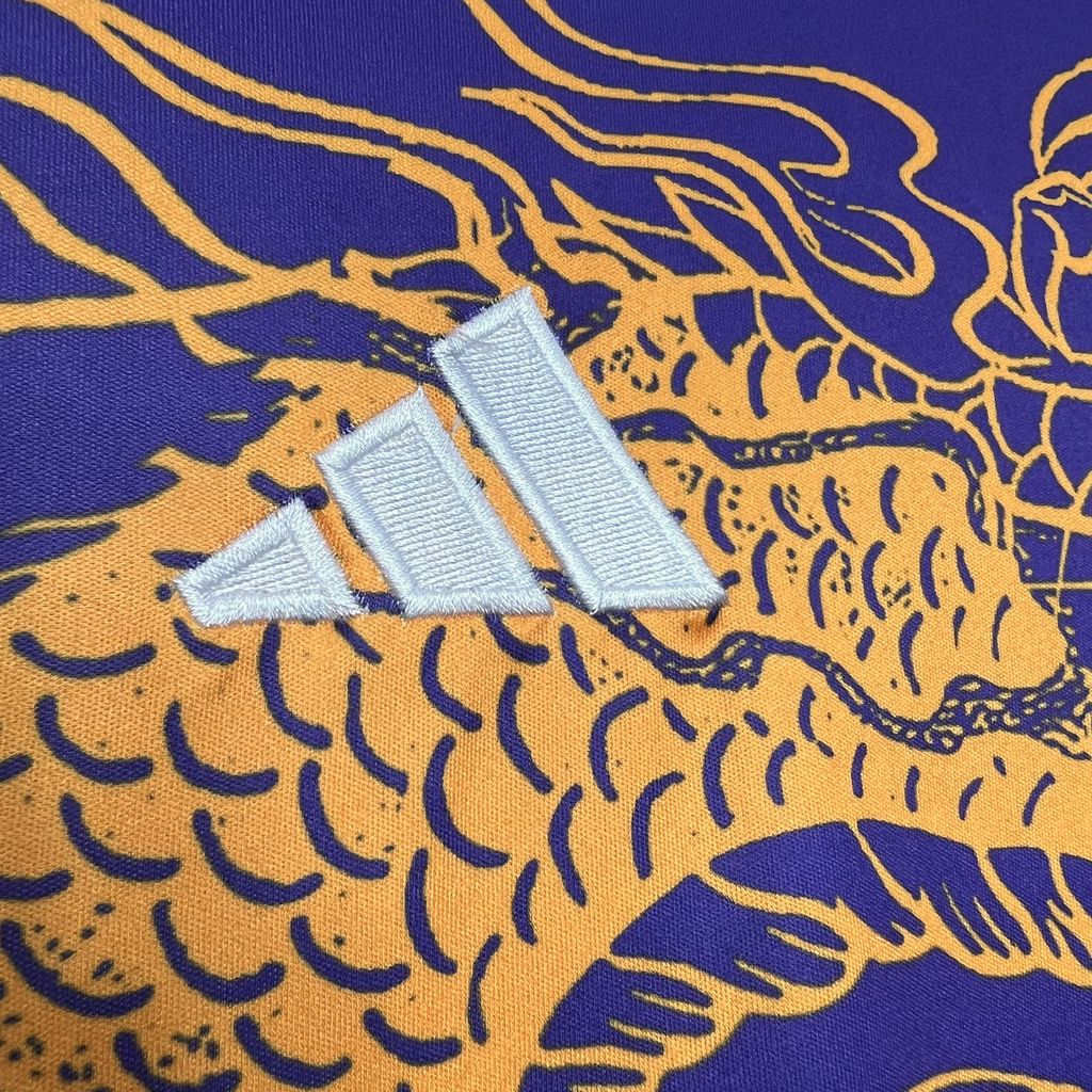 JerseysGala.com | Real Madrid 24-25 Orange Dragon Special Edition Jersey - Fans Version -Customize Name, Number and Patch | Worldwide Shipping