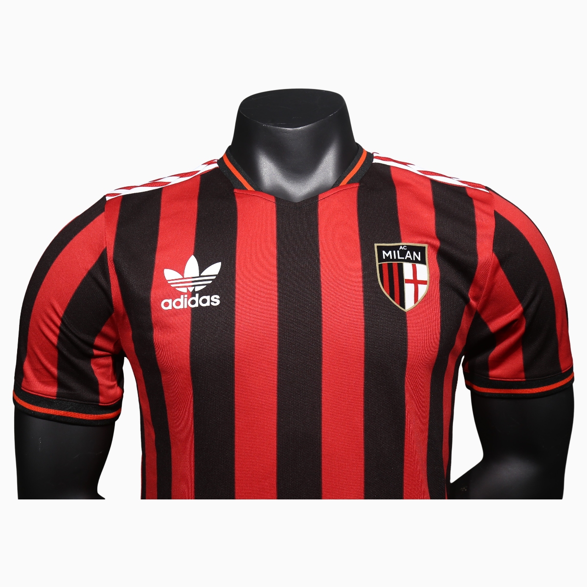 unitedfutballjersey-AC Milan 24-25 Trefoil Vintage Unsponsored Special Jersey