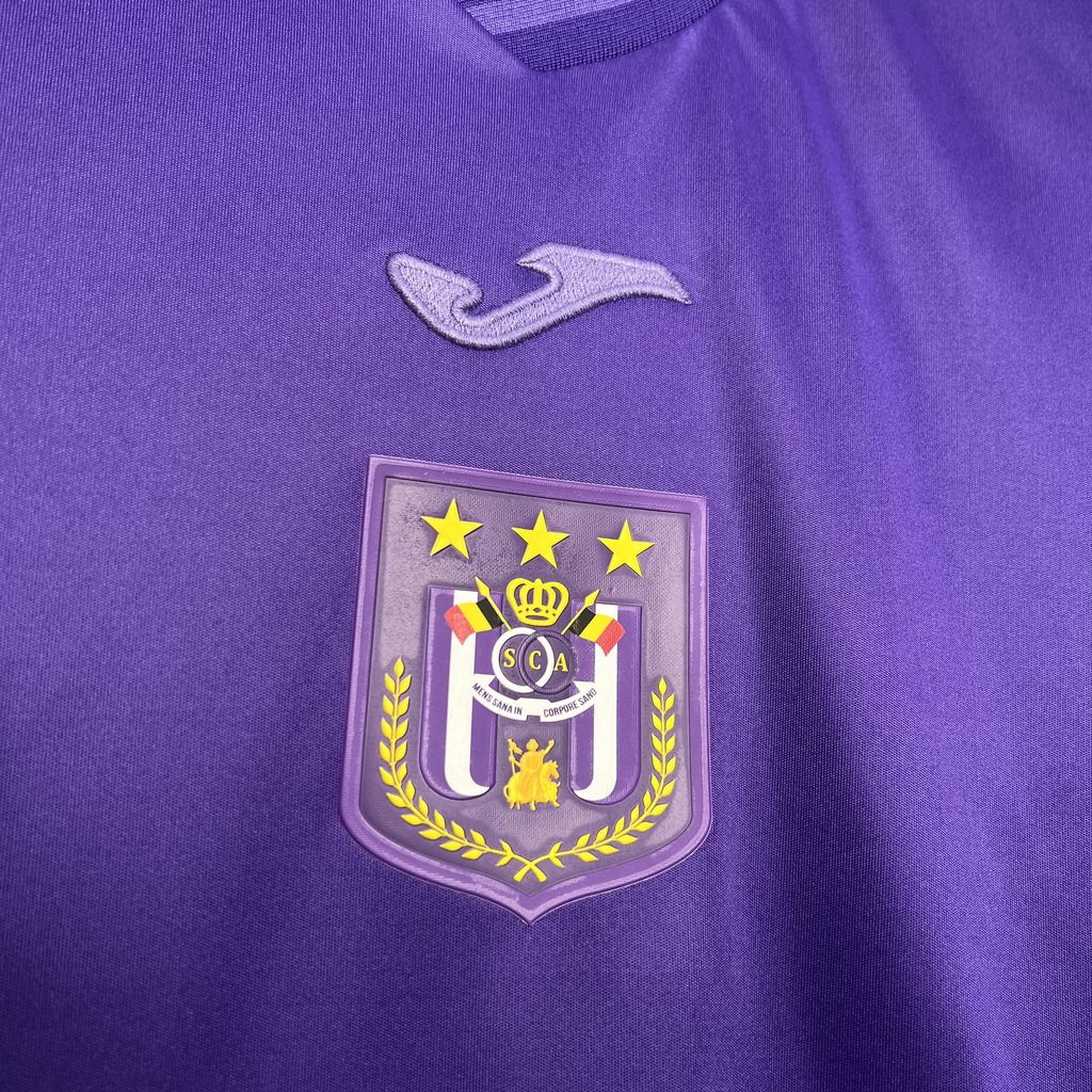 SIUjerseys-R.S.C. Anderlecht 24-25 Home Stadium Jersey - Fans Version
