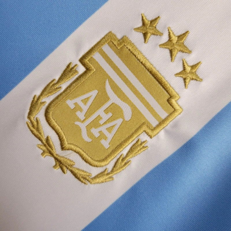 unitedfutballjersey-Argentina 2024 Home Stadium Kids Kit