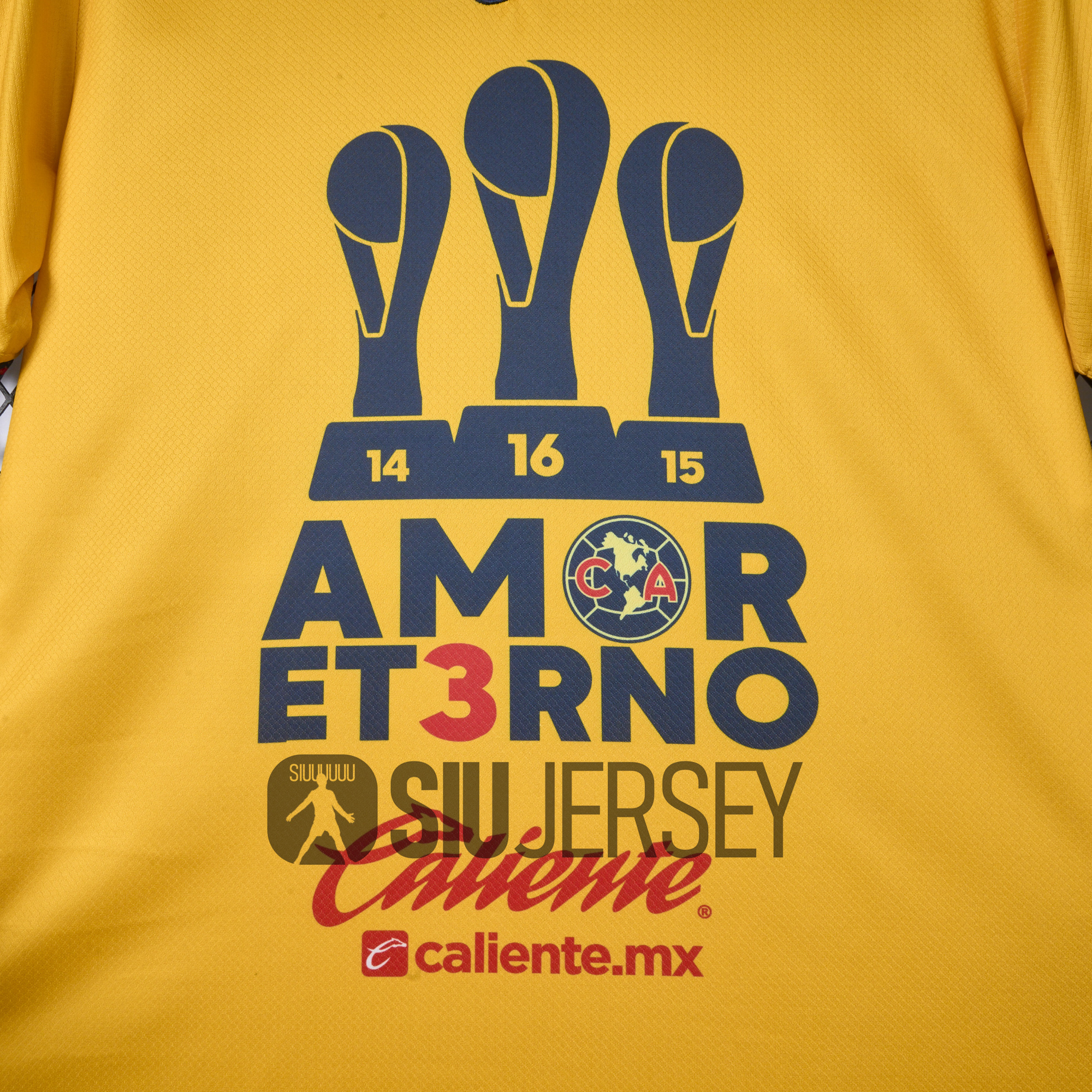 SIUjerseys-Club América 2024 Triple Championship Commemorative Edition Jersey