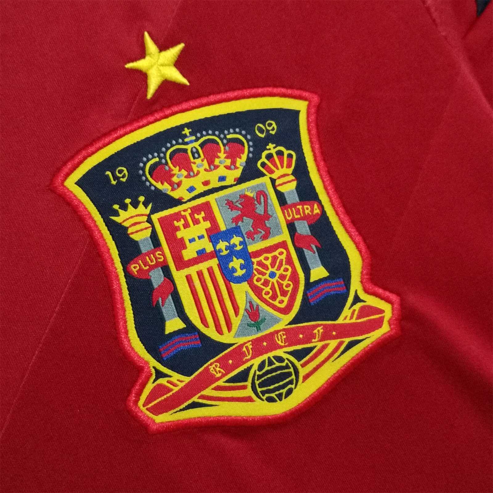 SIUjerseys-Retro Spain 2012 Home Stadium Jersey