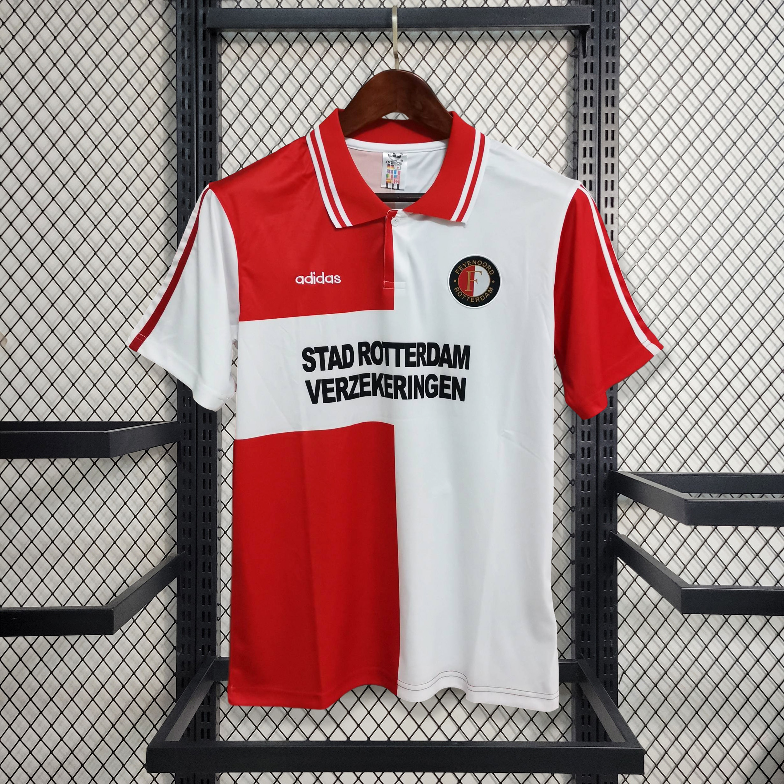 JerseysGala.com | Retro Feyenoord 1994-96 Home Jersey -Customize Name, Number and Patch | Worldwide Shipping