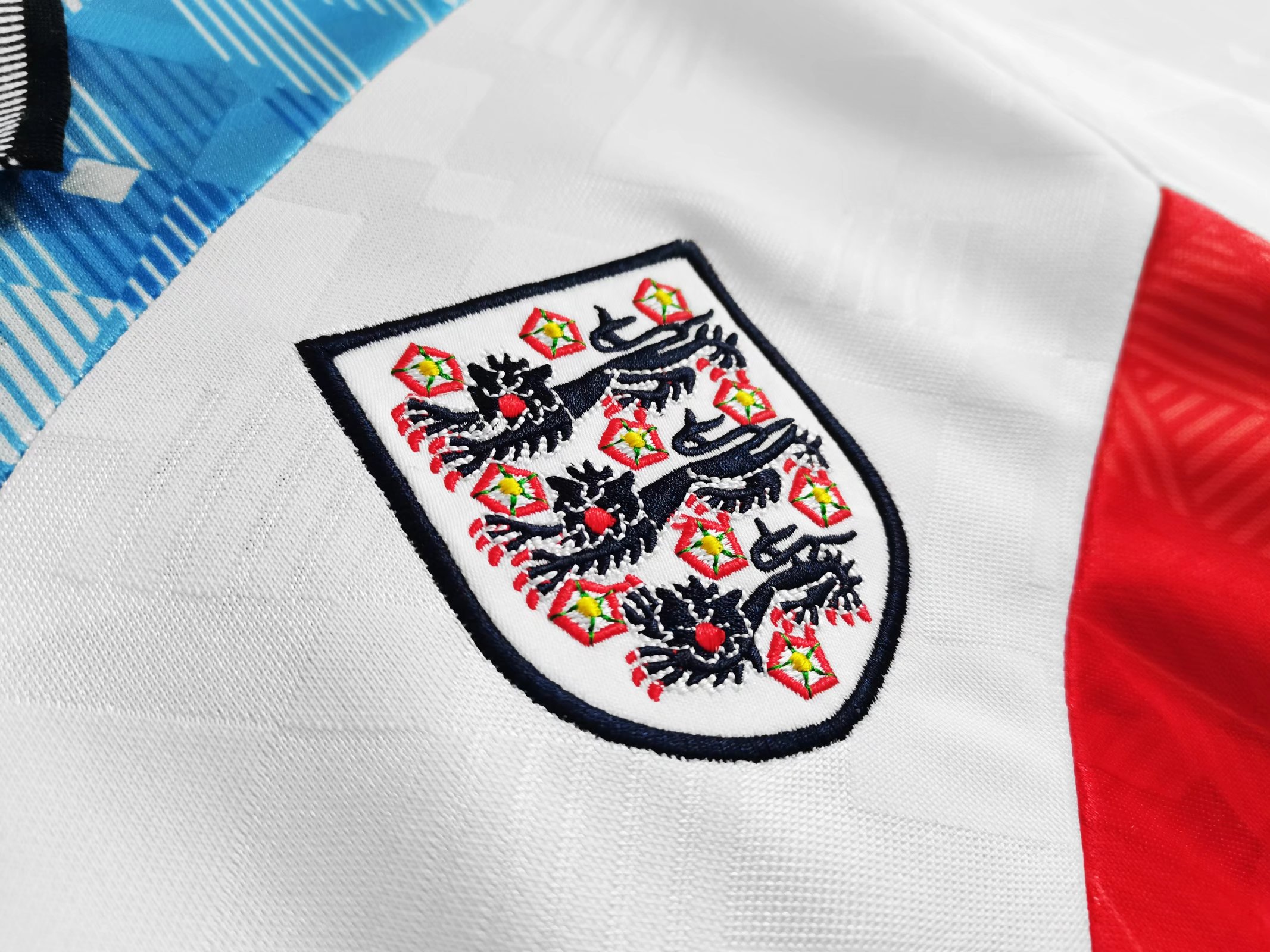 ManixJersey.com | Retro England 1990 Three Color Jersey -Customize Name, Number and Patch | Worldwide Shipping