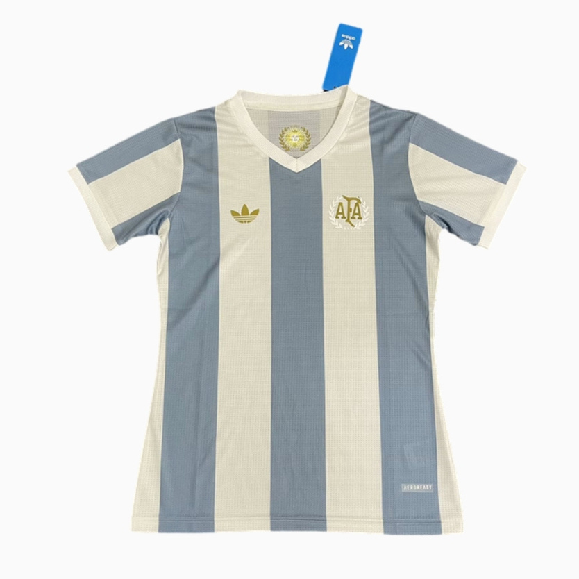 ManixJersey.com | Women's Argentina 24-25 Adi 50 Years Anniversary Jersey -Customize Name, Number and Patch | Worldwide Shipping